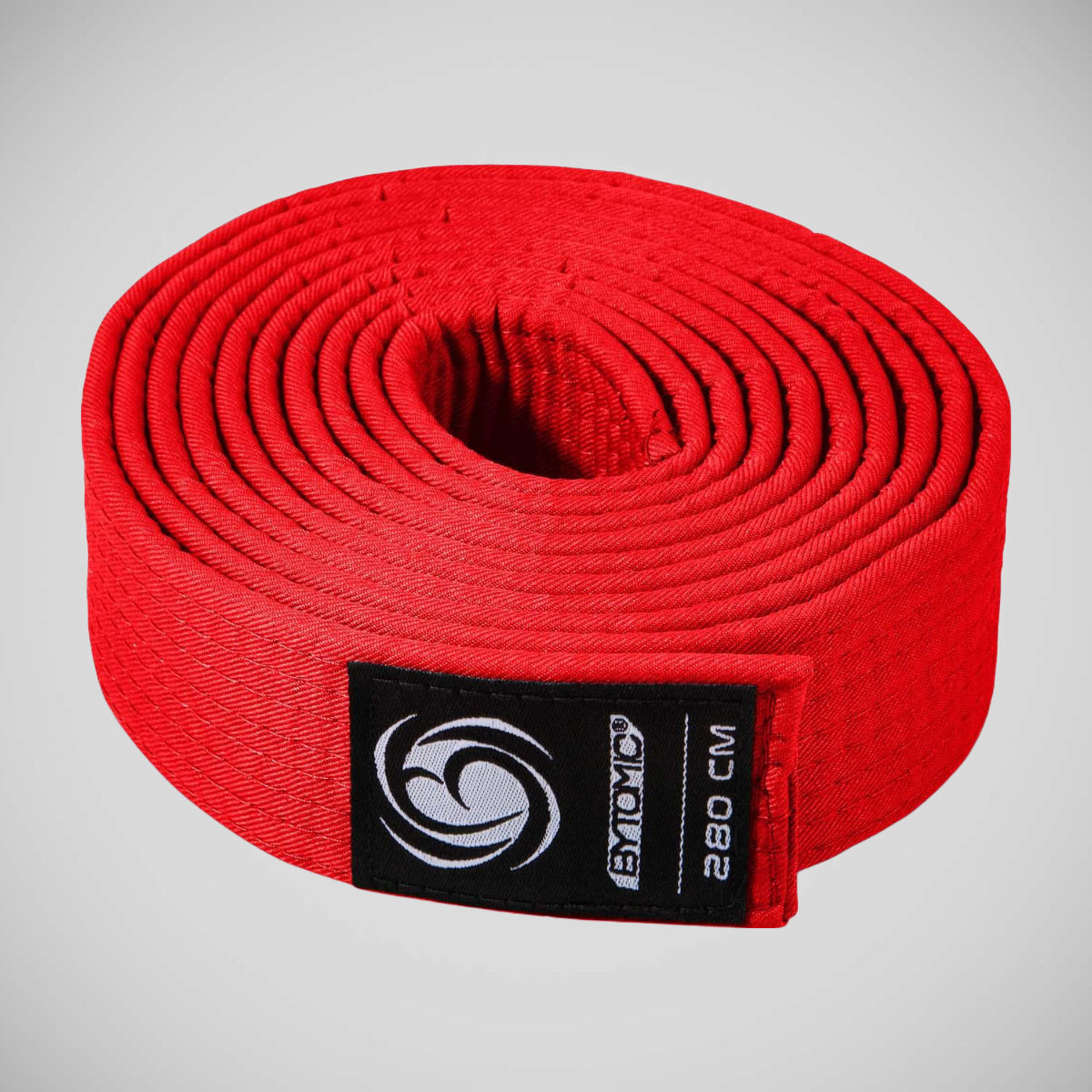 Red Bytomic Plain Polycotton Martial Arts Belt Pack of 10 at Bytomic Trade and Wholesale