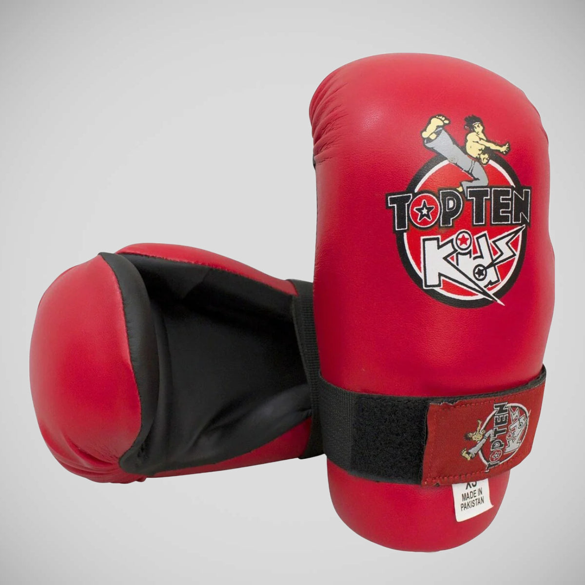 Red Top Ten Kids Pointfighter Gloves One Size at Bytomic Trade and Wholesale