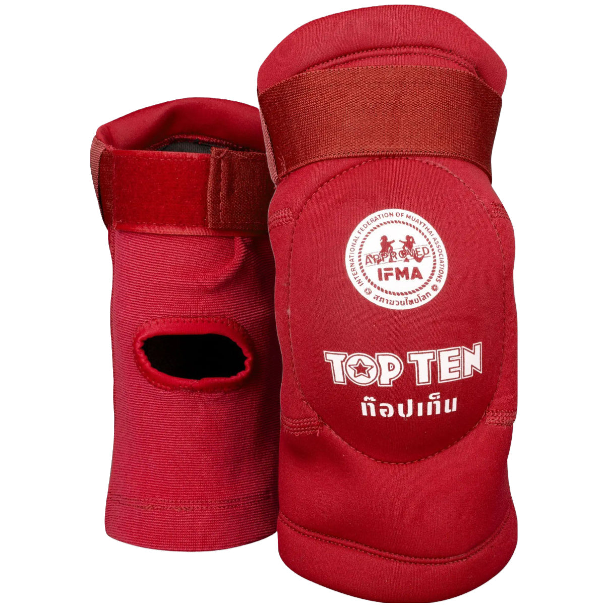 Red Top Ten Sok IFMA Elbow Guards at Bytomic Trade and Wholesale