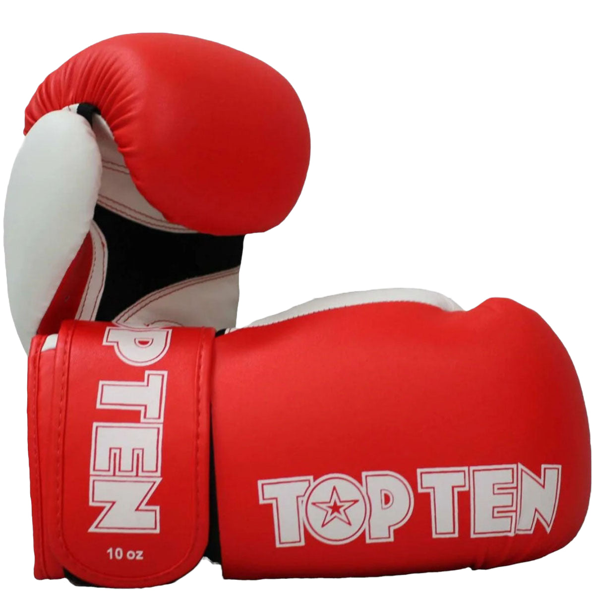 Red/White Top Ten XLP Boxing Gloves    at Bytomic Trade and Wholesale