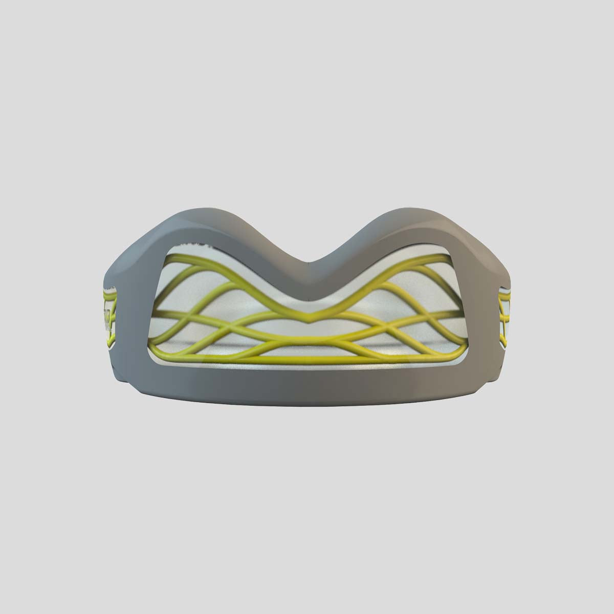 Grey/Yellow SafeJawz Nitro Mouth Guard at Bytomic Trade and Wholesale
