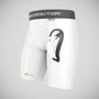 White Shock Doctor Core Compression Short/Bioflex Cup