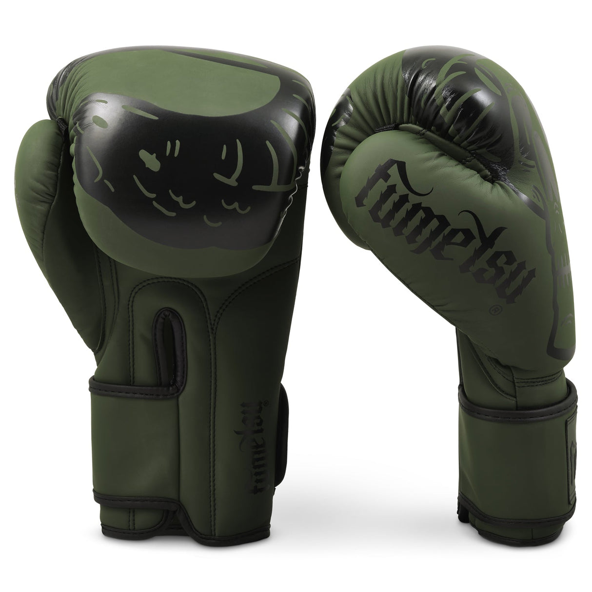 Khaki Fumetsu Snake Eyes Boxing Gloves at Bytomic Trade and Wholesale
