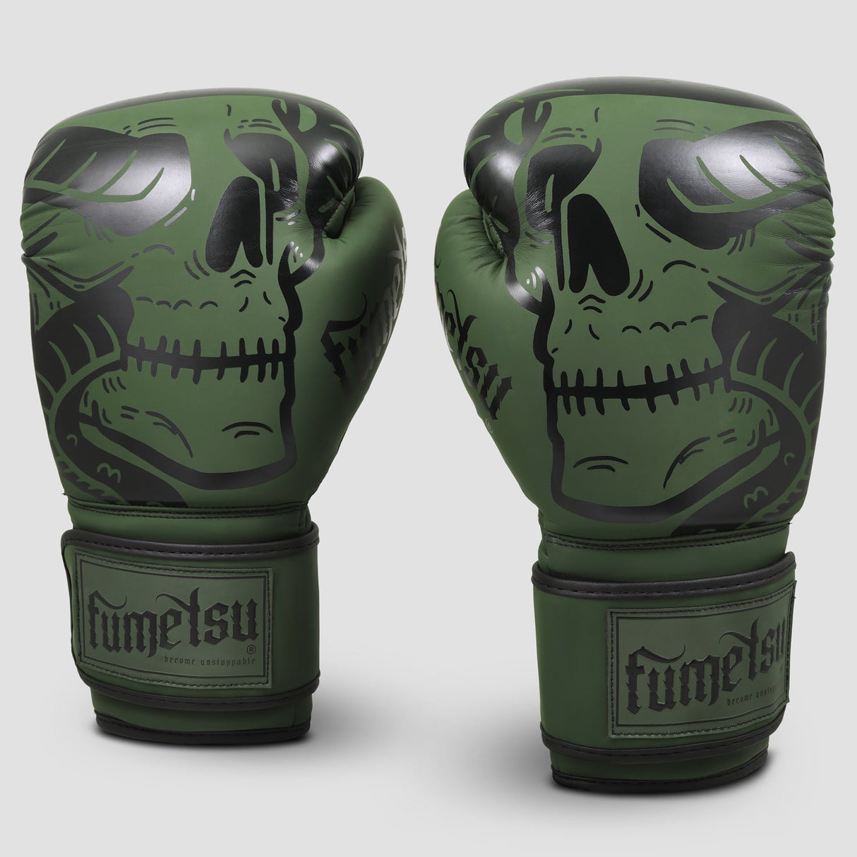 Khaki Fumetsu Snake Eyes Boxing Gloves at Bytomic Trade and Wholesale