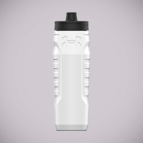 White Under Armour Sideline Squeeze 950ml Sports Bottle    at Bytomic Trade and Wholesale