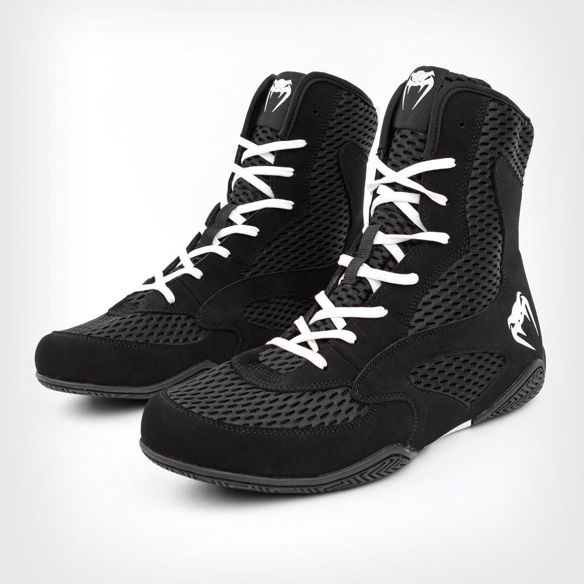 Black/White Venum Contender Boxing Shoes at Bytomic Trade and Wholesale