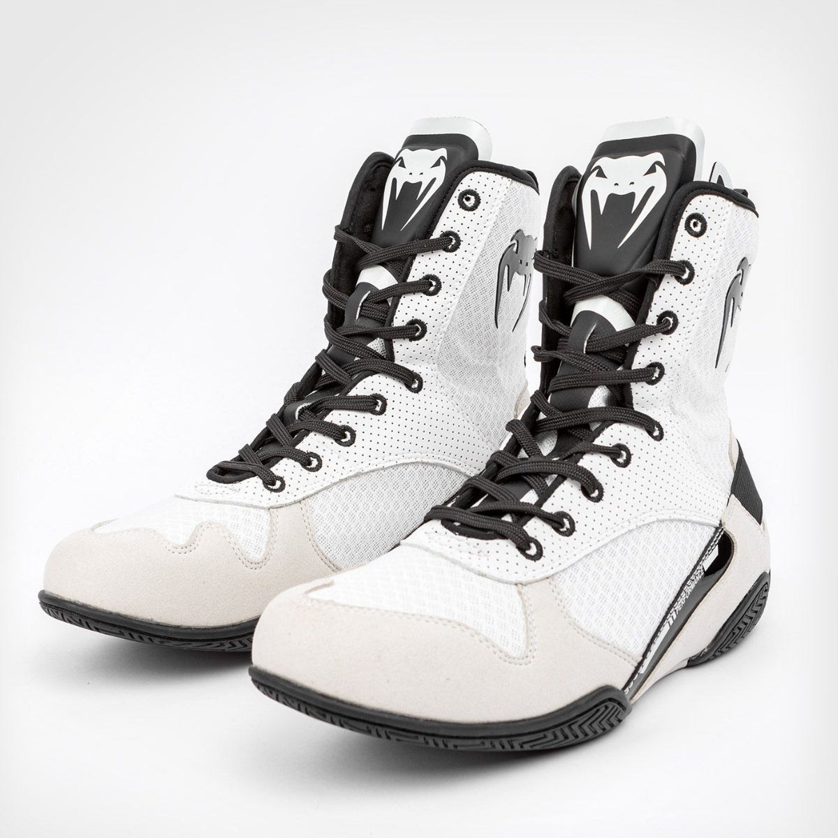 White/Black Venum Elite Boxing Boots at Bytomic Trade and Wholesale