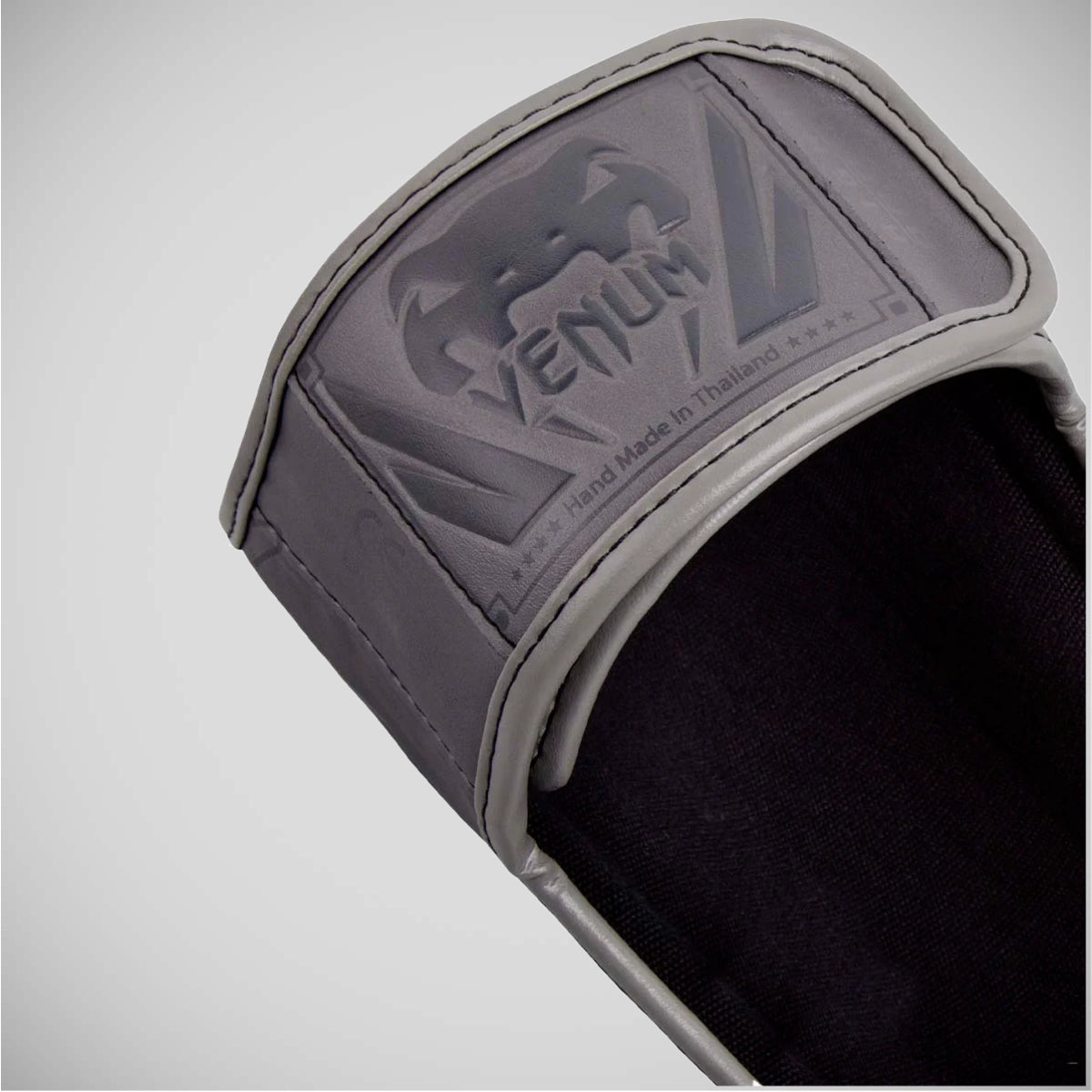 Grey/Grey Venum Elite Shin Guards at Bytomic Trade and Wholesale