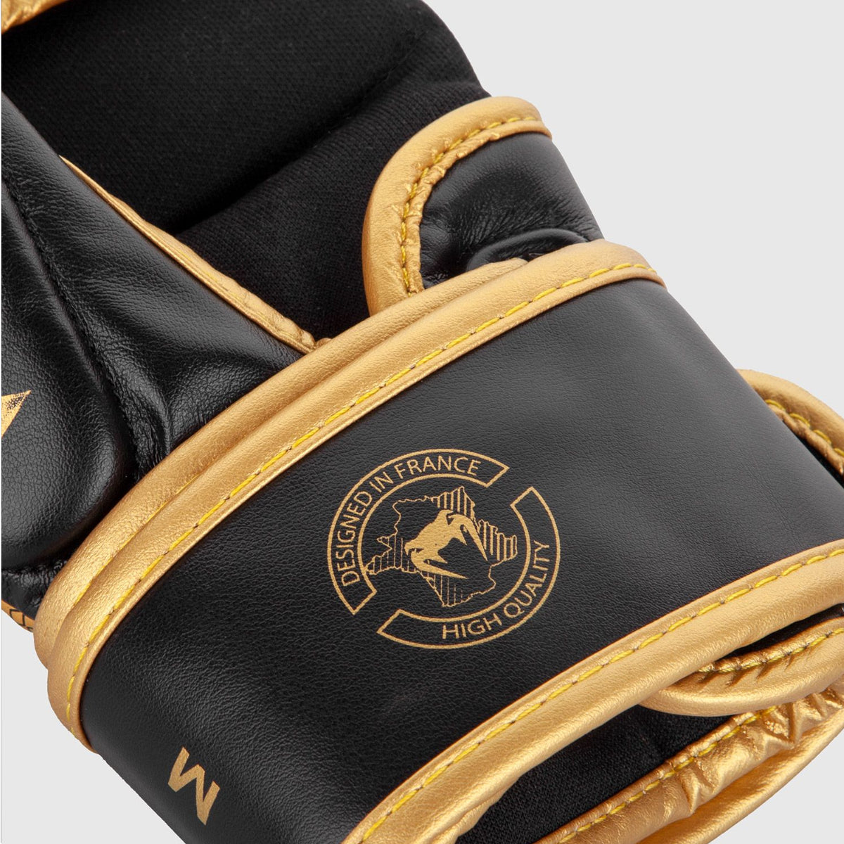 White/Black/Gold Venum Challenger 3.0 MMA Sparring Gloves at Bytomic Trade and Wholesale