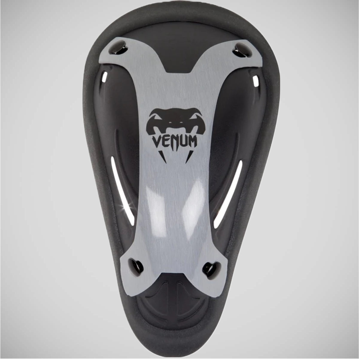 Black/Silver Venum Competitor Mens Groin Guard at Bytomic Trade and Wholesale