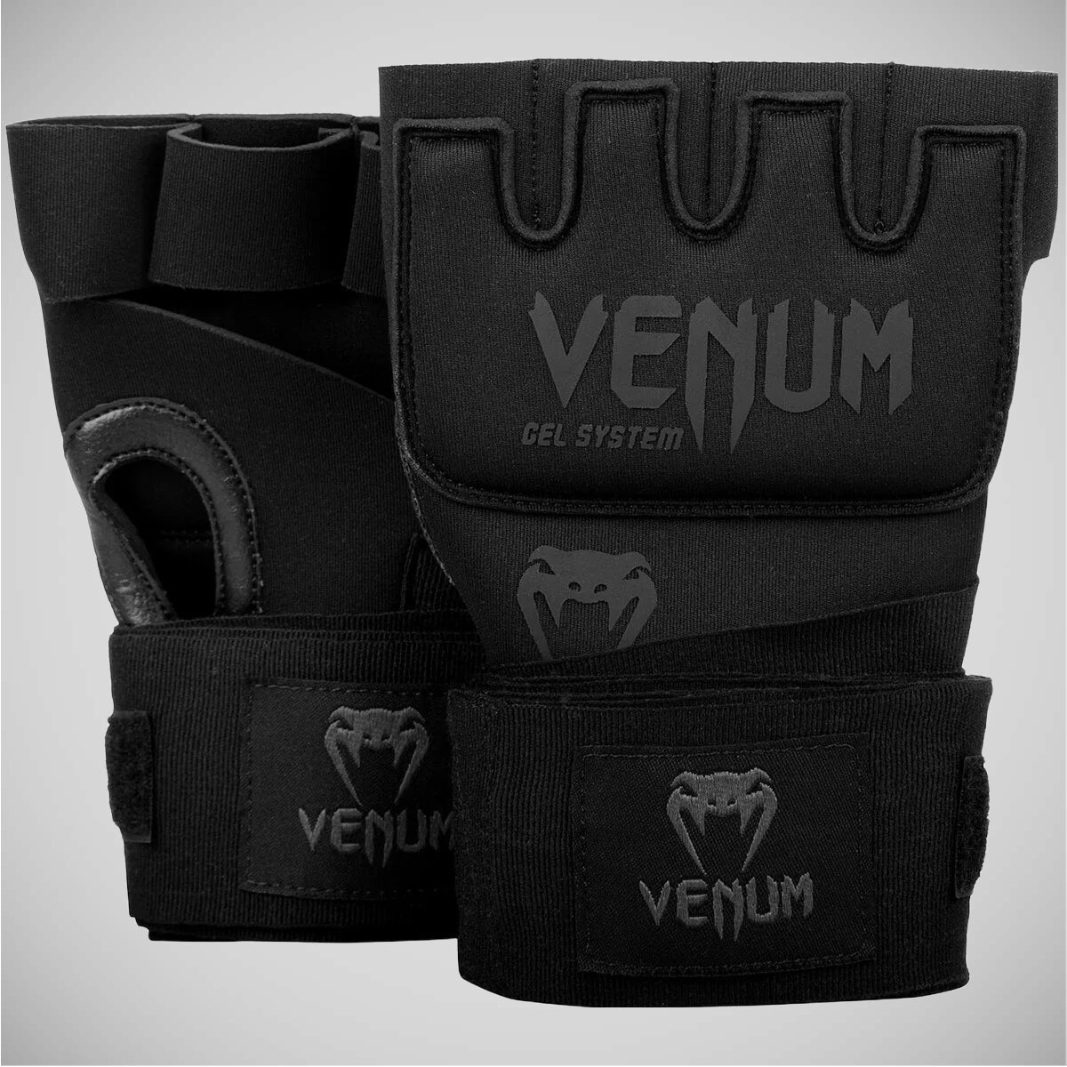 Black/Black Venum Kontact Gel Wrap Gloves at Bytomic Trade and Wholesale