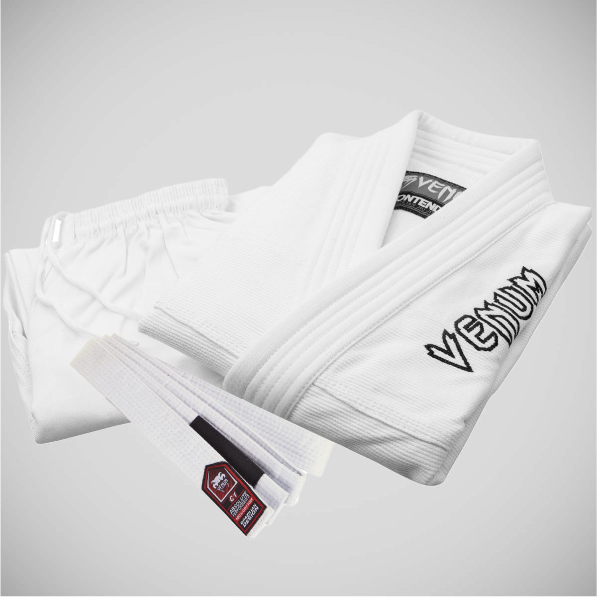 White Venum Contender Kids BJJ Gi at Bytomic Trade and Wholesale