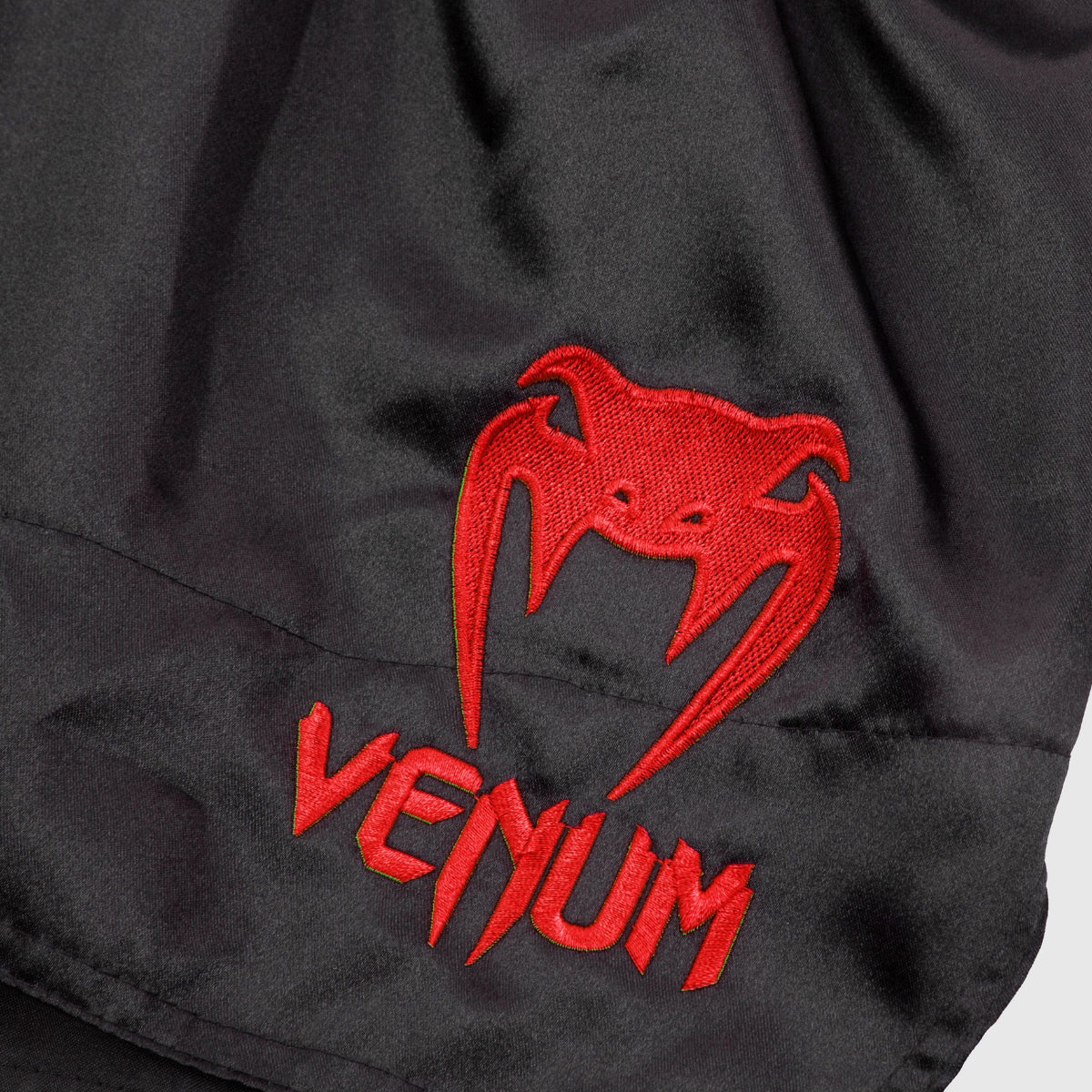 Venum Classic Muay Thai Shorts Black/Red at Bytomic Trade and Wholesale