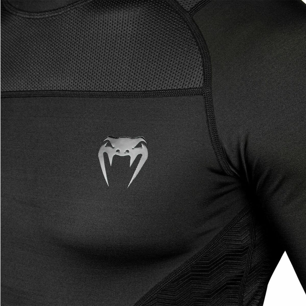 Black Venum G-Fit Long Sleeved Rash Guard at Bytomic Trade and Wholesale