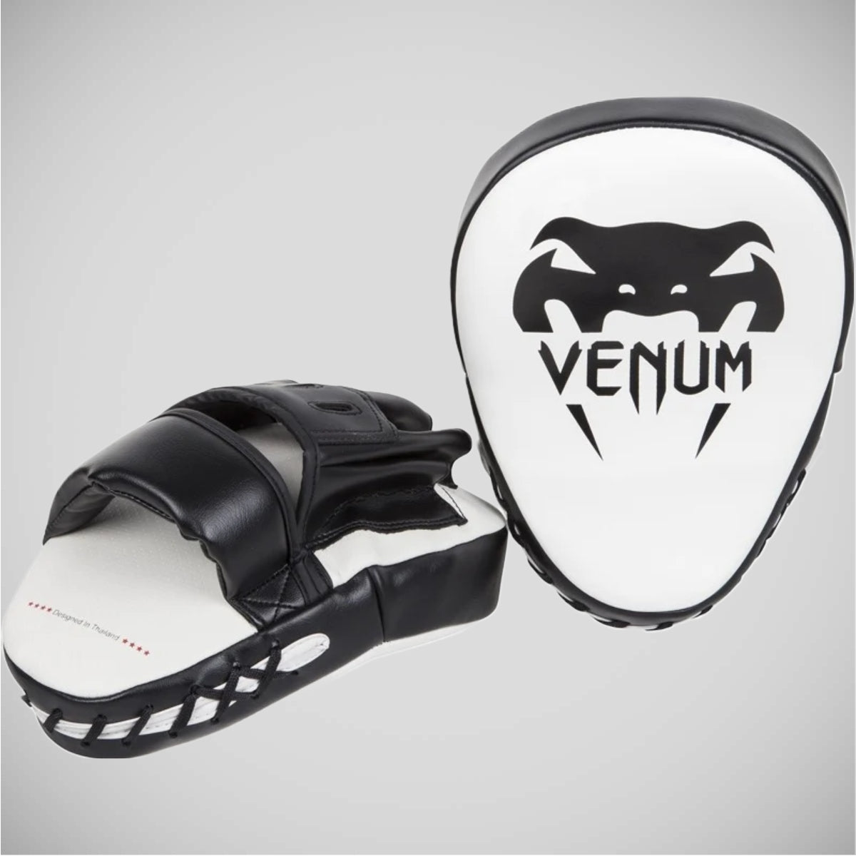 White/Black Venum Light Focus Mitts at Bytomic Trade and Wholesale