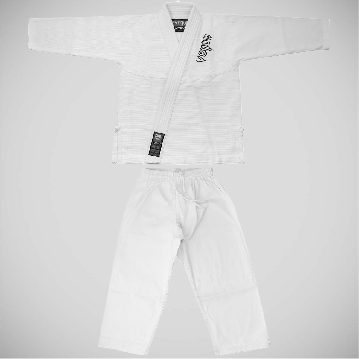 White Venum Contender Kids BJJ Gi at Bytomic Trade and Wholesale