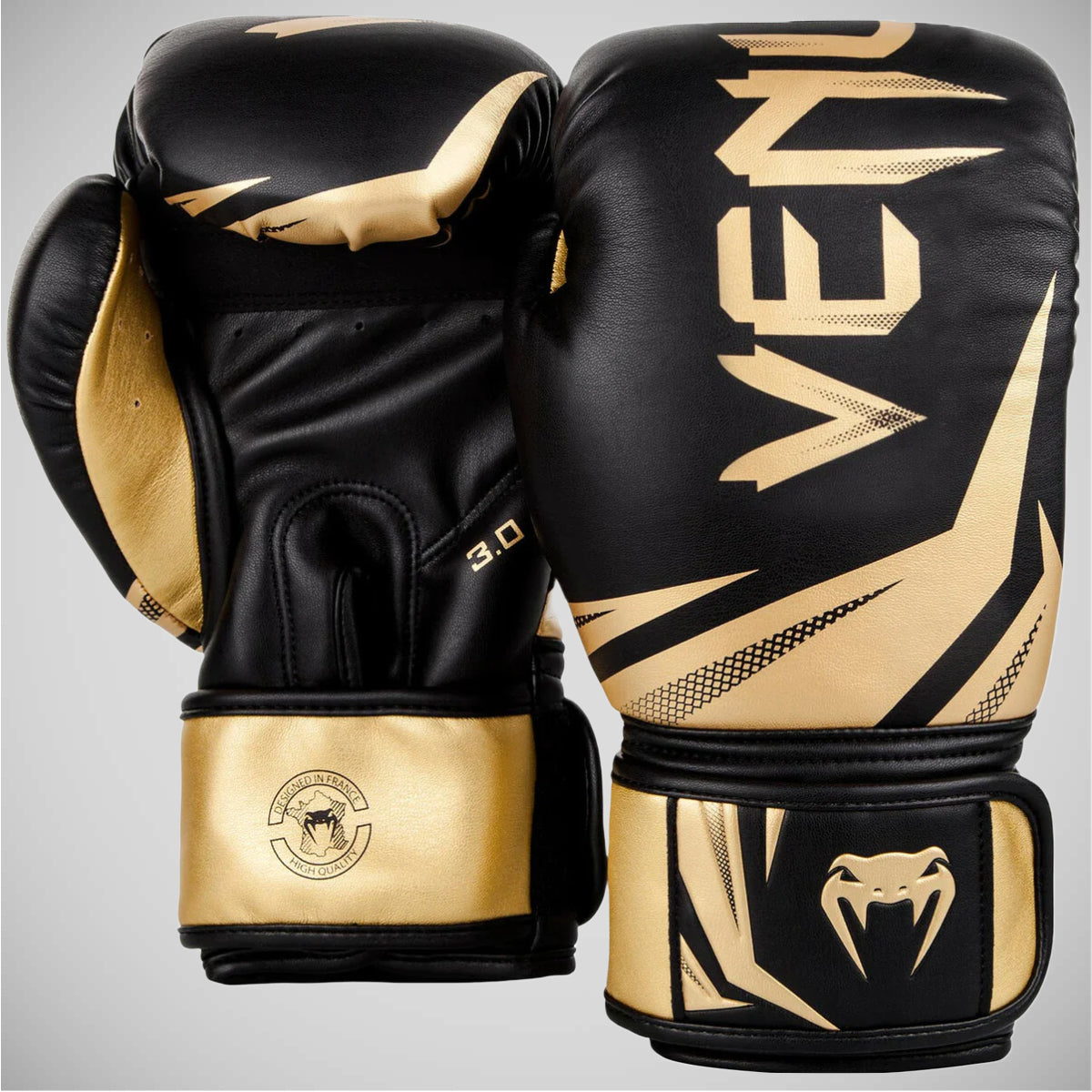 Venum Challenger 3.0 Boxing Gloves Black/Gold at Bytomic Trade and Wholesale