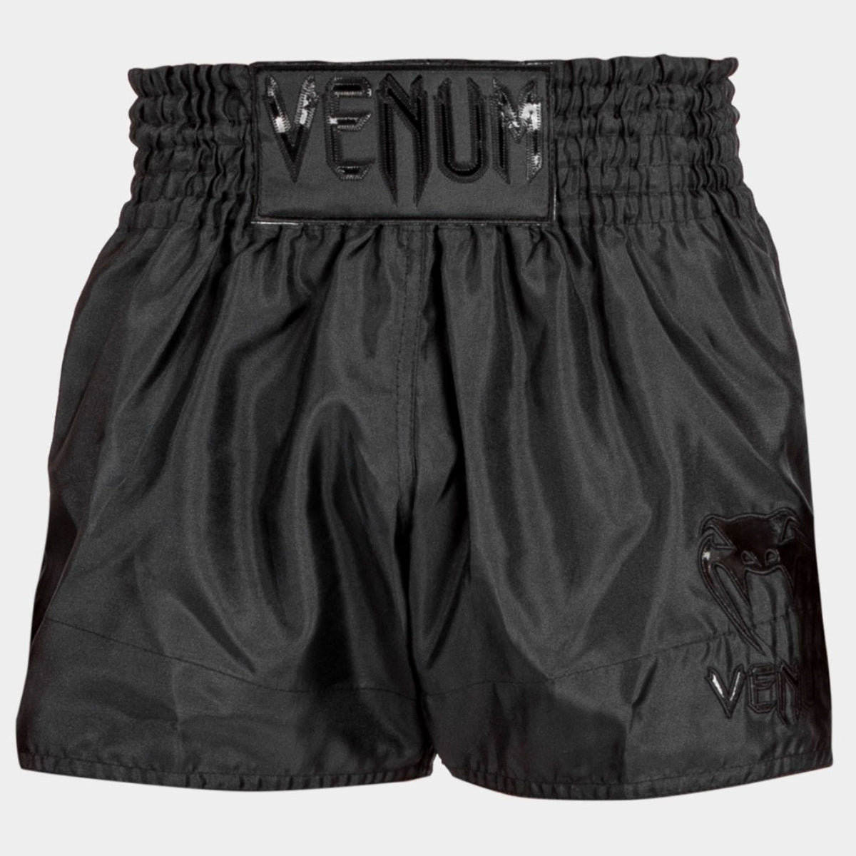 Venum Classic Muay Thai Shorts Black/Black at Bytomic Trade and Wholesale