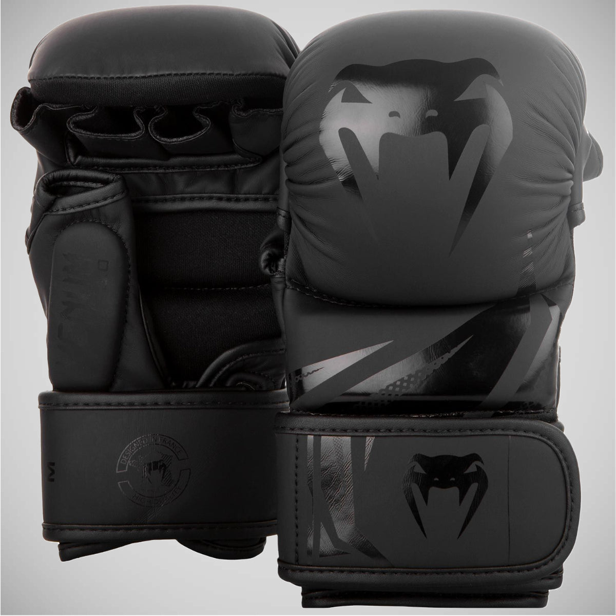 Black/Black Venum Challenger 3.0 MMA Sparring Gloves at Bytomic Trade and Wholesale