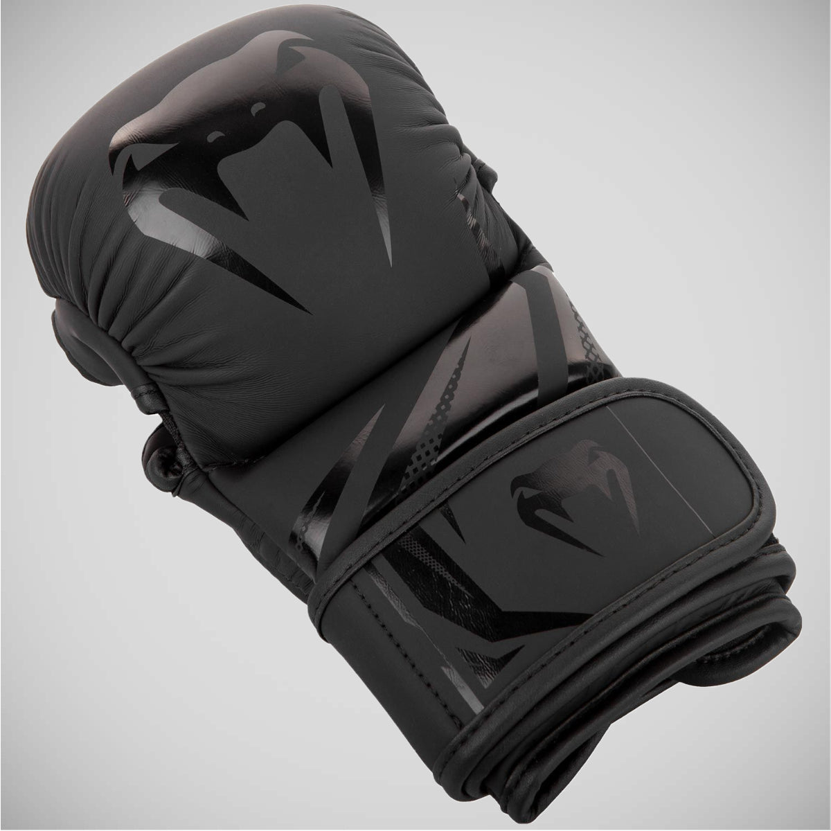 Black/Black Venum Challenger 3.0 MMA Sparring Gloves at Bytomic Trade and Wholesale