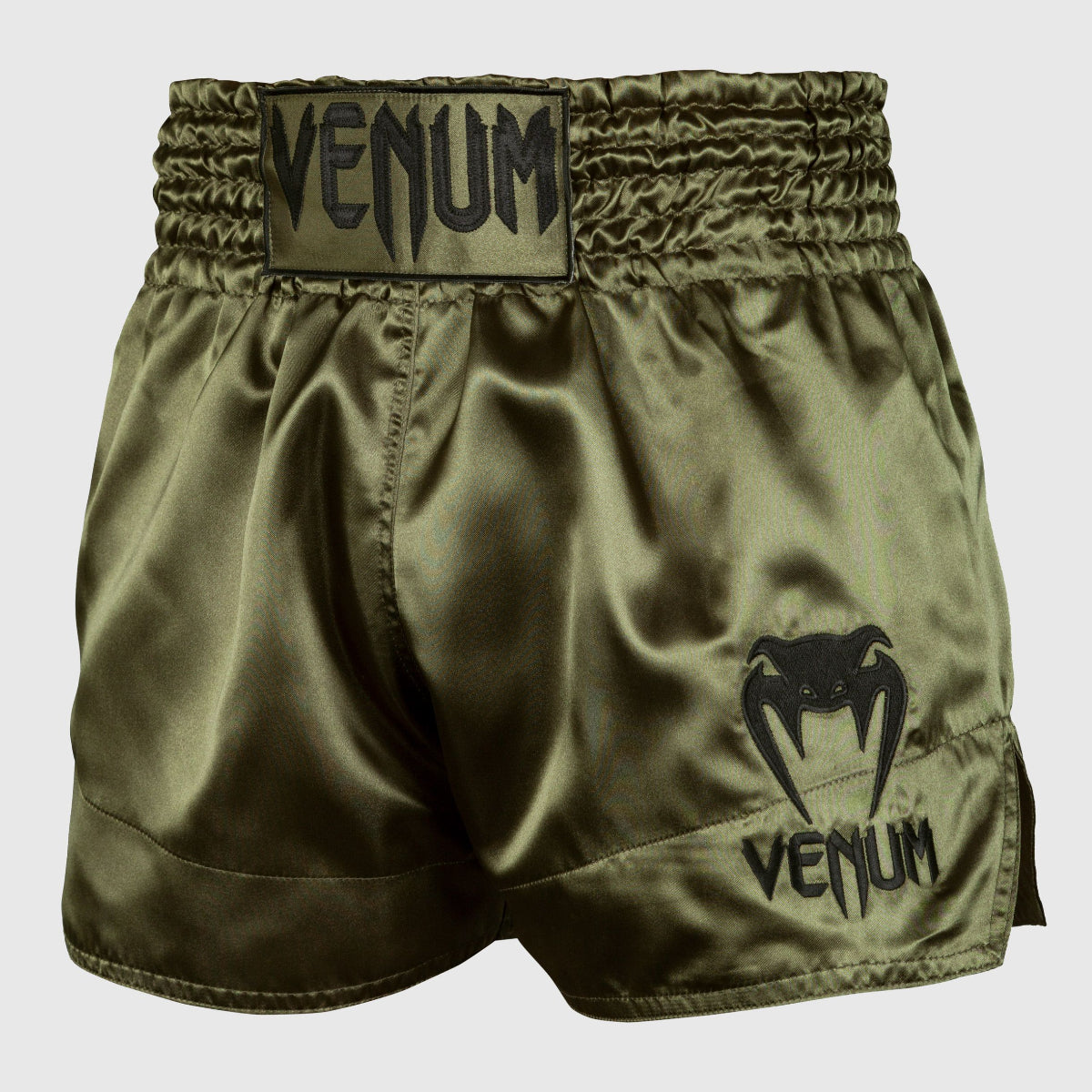 Venum Classic Muay Thai Shorts Khaki/Black at Bytomic Trade and Wholesale