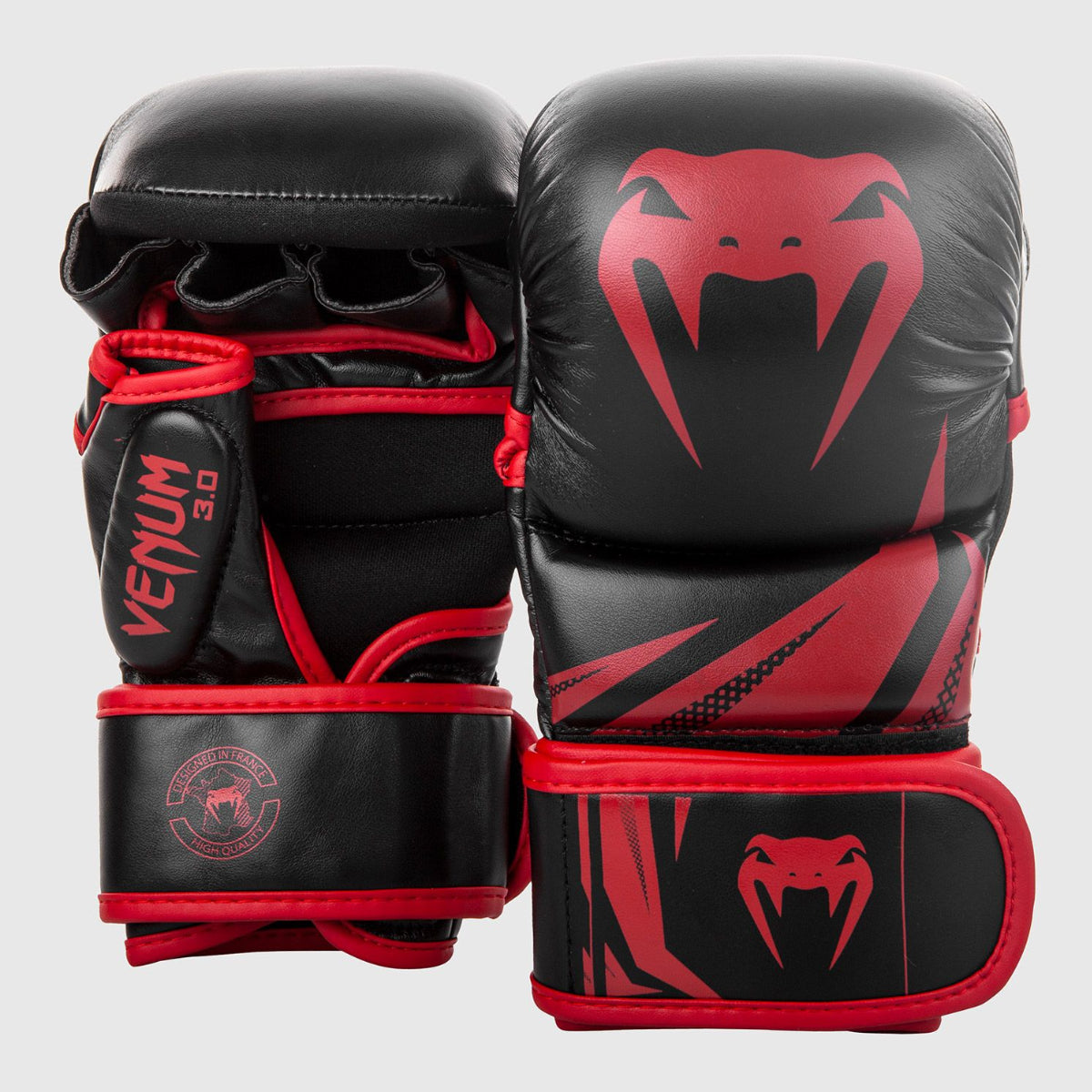 Black/Red Venum Challenger 3.0 MMA Sparring Gloves at Bytomic Trade and Wholesale
