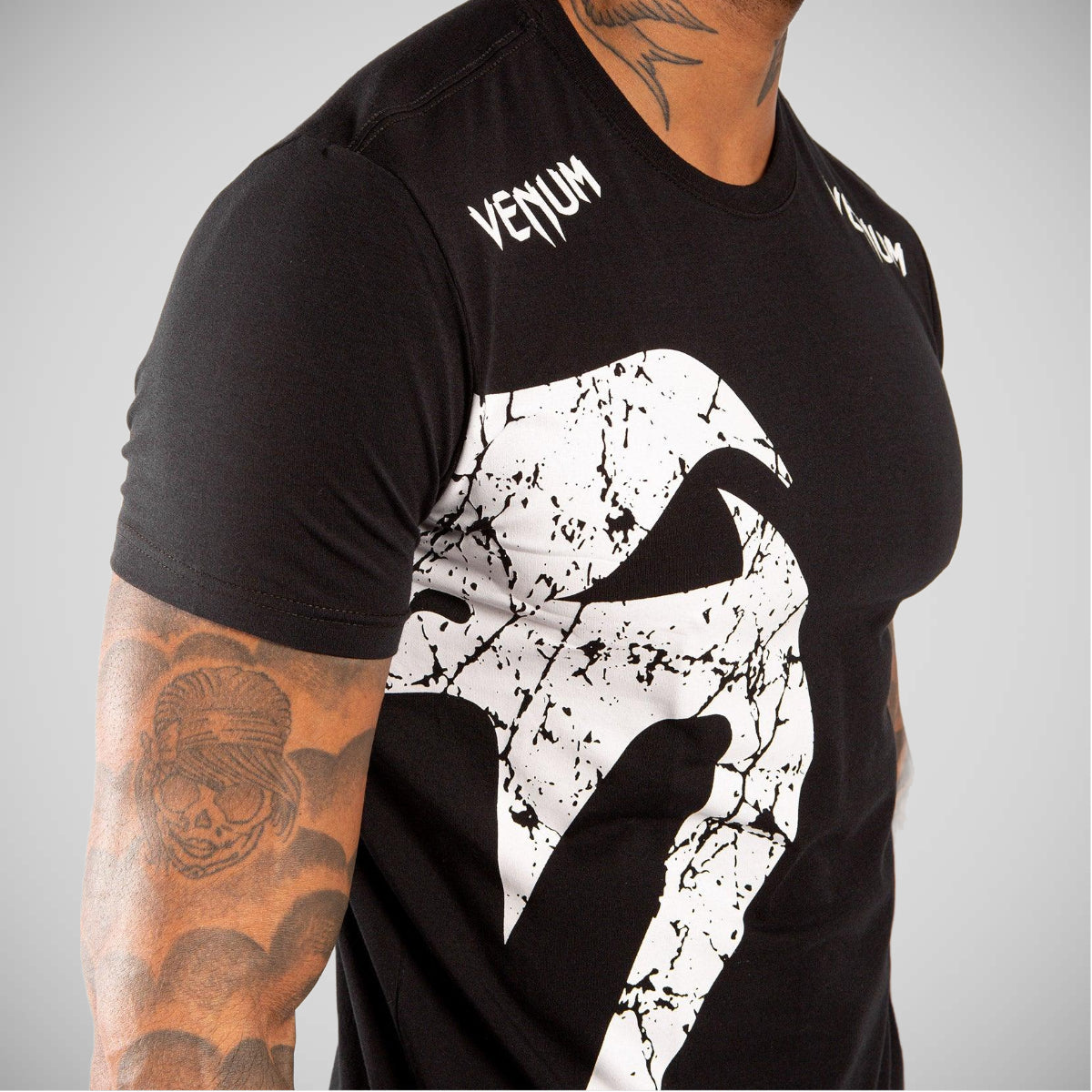 Venum Giant Men's T Shirt Black/White at Bytomic Trade and Wholesale