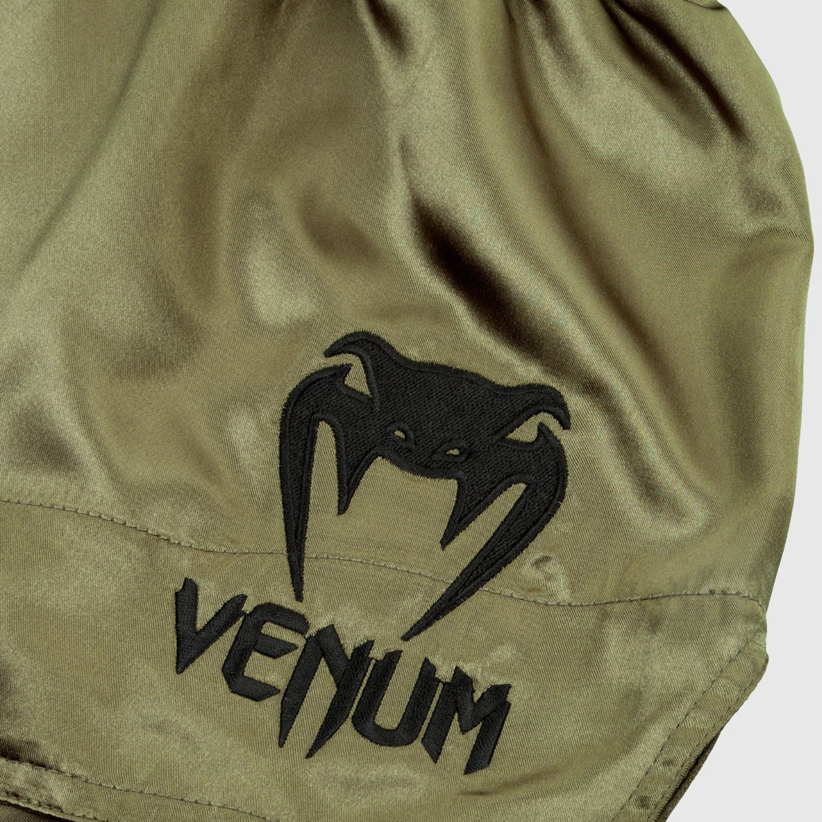 Venum Classic Muay Thai Shorts Khaki/Black at Bytomic Trade and Wholesale