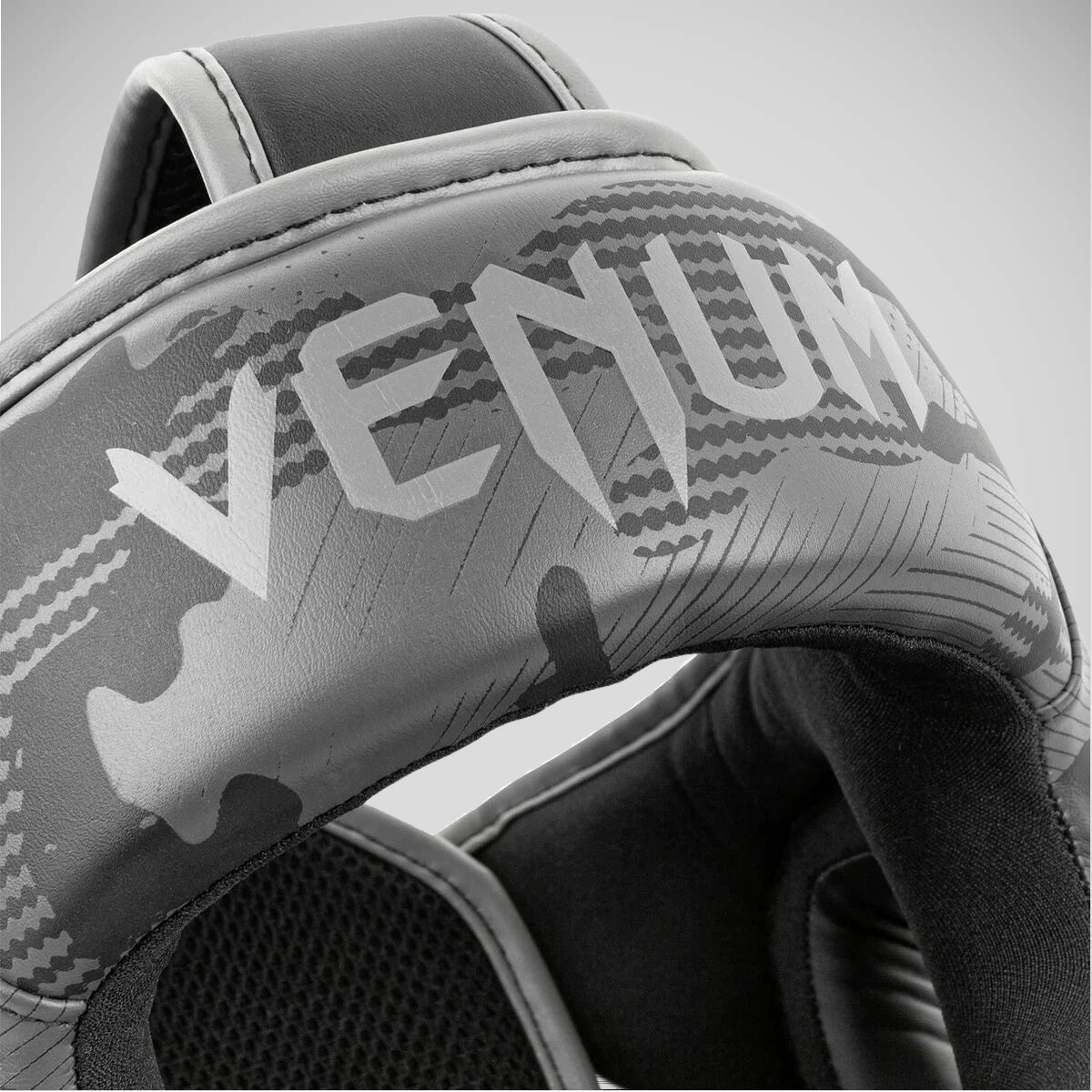Black/Dark Camo Venum Elite Head Guard at Bytomic Trade and Wholesale