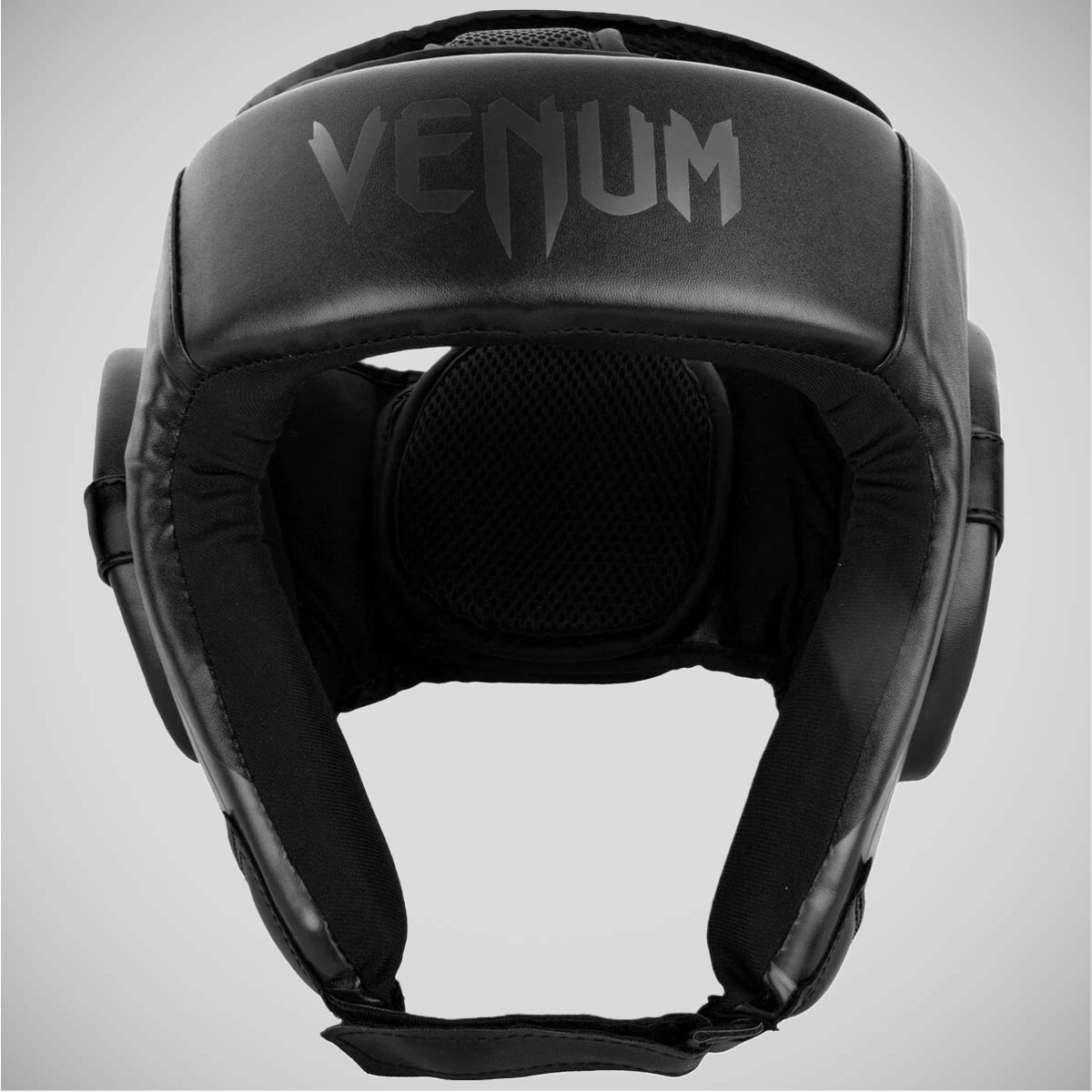 Black/Black Venum Challenger Open Face Head Guard at Bytomic Trade and Wholesale