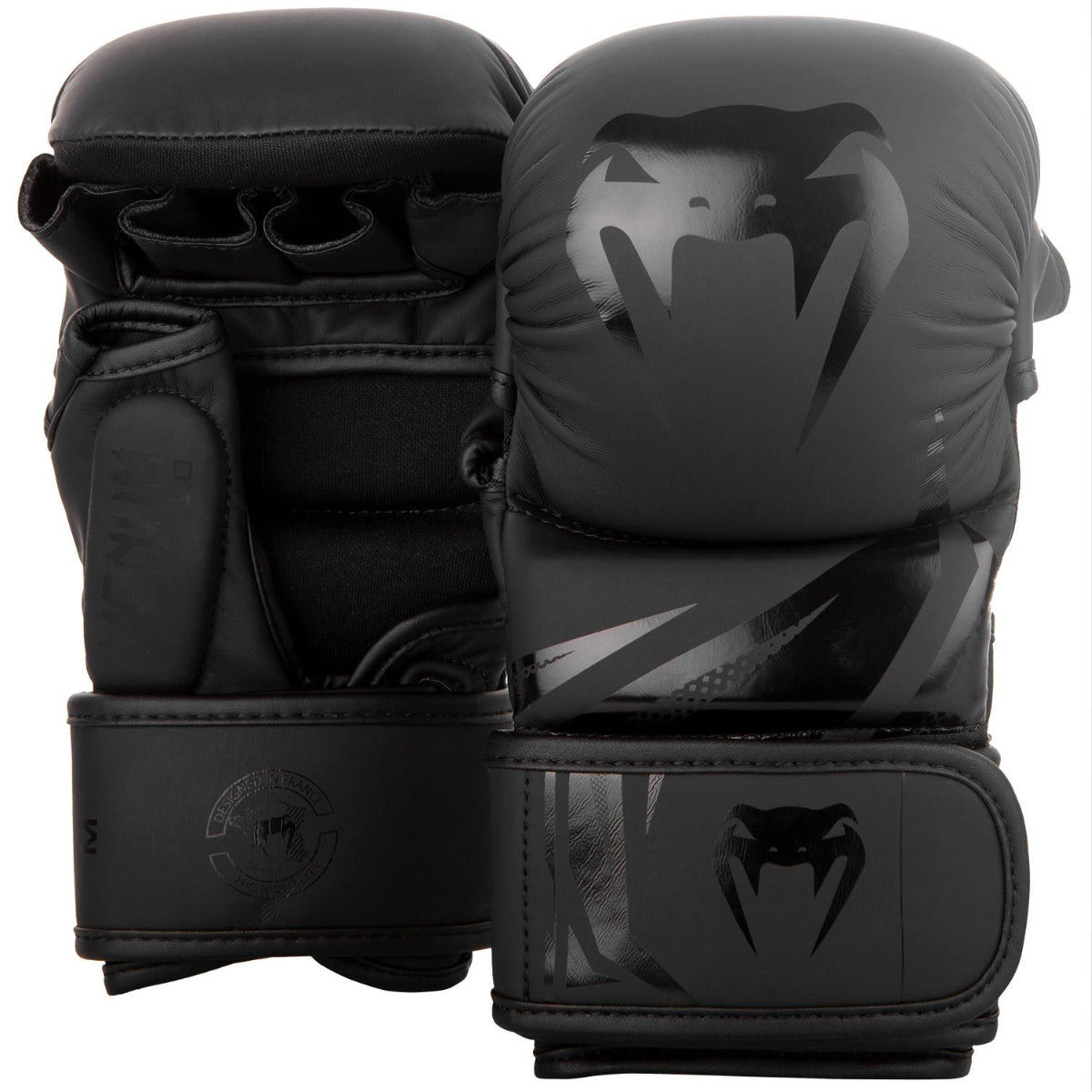 Black/Black Venum Challenger 3.0 MMA Sparring Gloves at Bytomic Trade and Wholesale