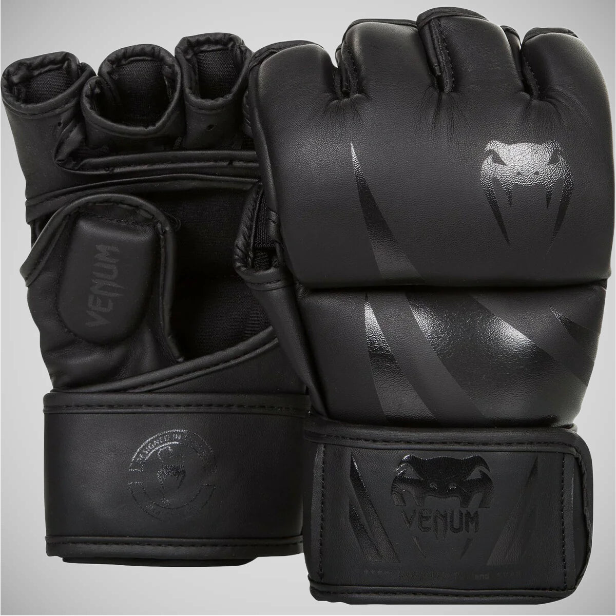 Matte Black Venum Challenger MMA Gloves at Bytomic Trade and Wholesale