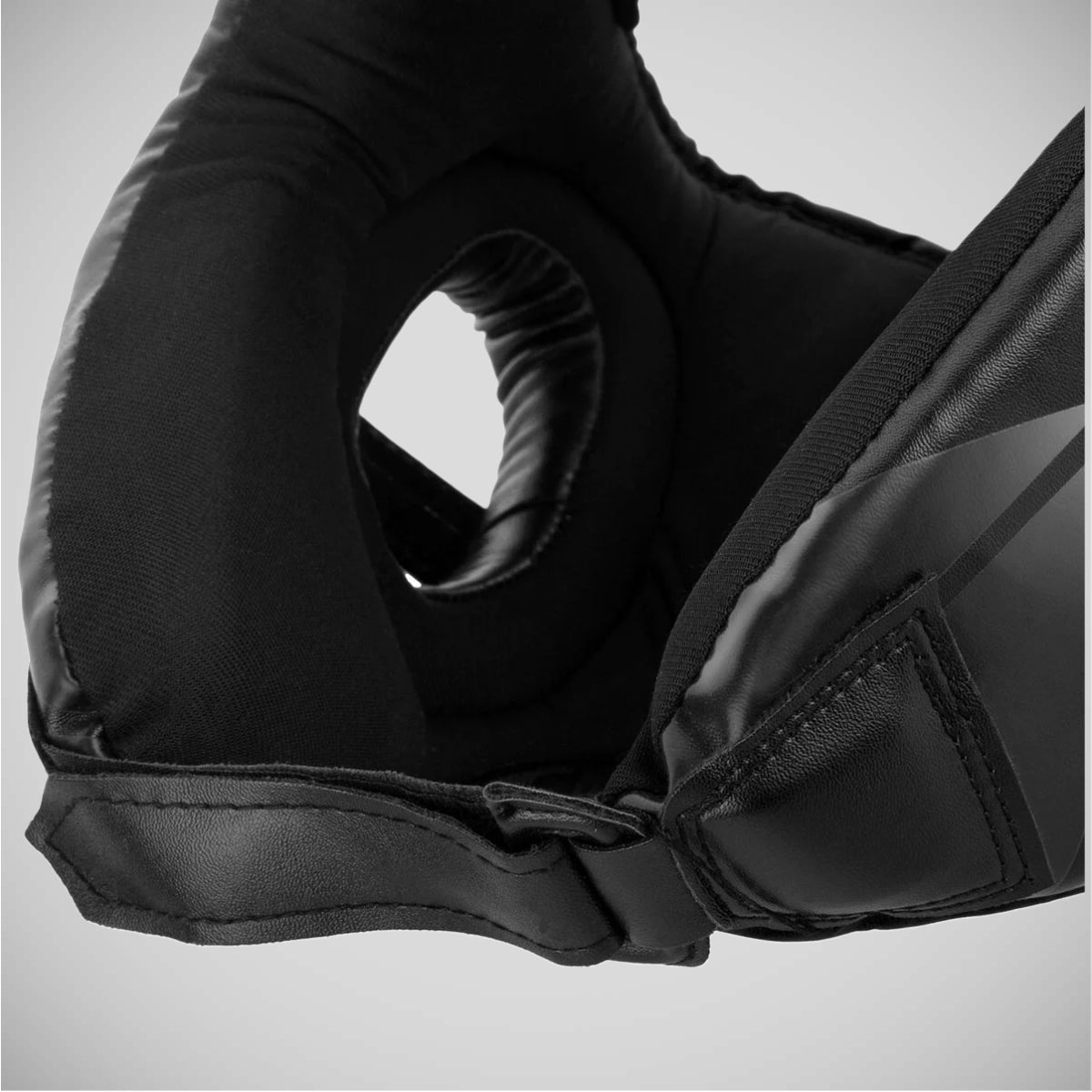 Black/Black Venum Challenger Open Face Head Guard at Bytomic Trade and Wholesale