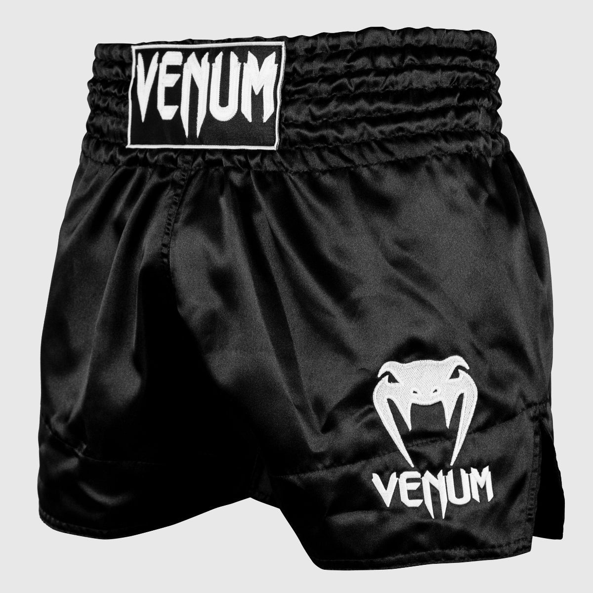 Venum Classic Muay Thai Shorts Black/White at Bytomic Trade and Wholesale
