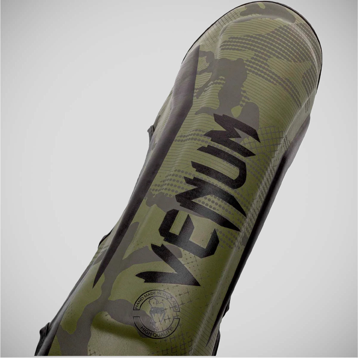 Khaki/Camo Venum Elite Shin Guards at Bytomic Trade and Wholesale