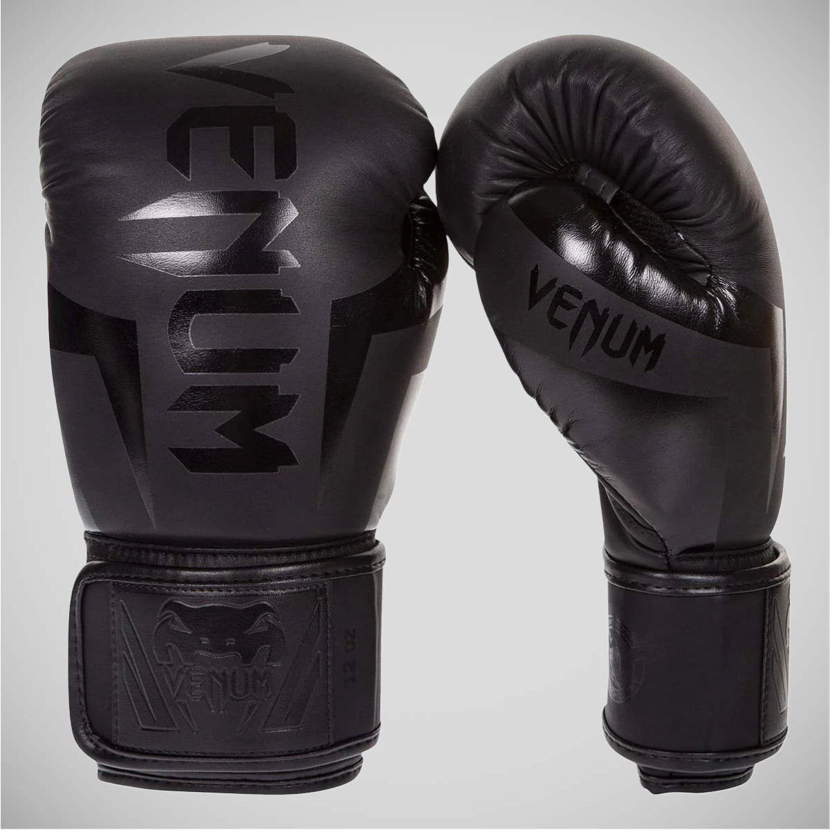 Black/Black Venum Elite Boxing Gloves at Bytomic Trade and Wholesale