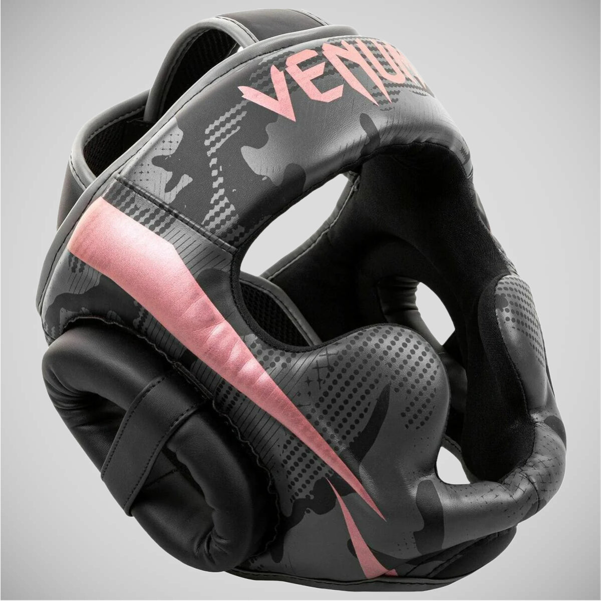 Black/Pink Venum Elite Head Guard at Bytomic Trade and Wholesale