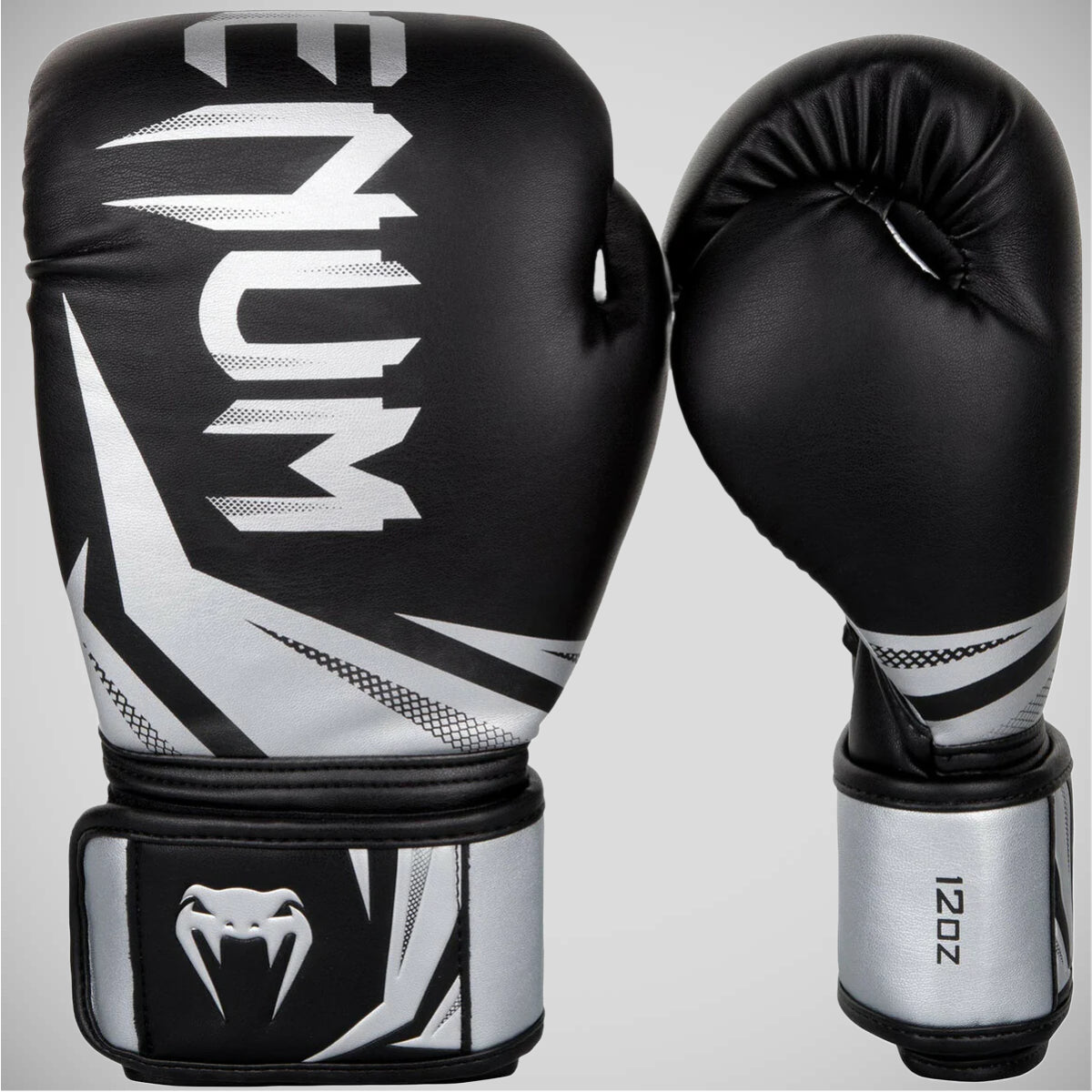 Venum Challenger 3.0 Boxing Gloves Black/Silver at Bytomic Trade and Wholesale