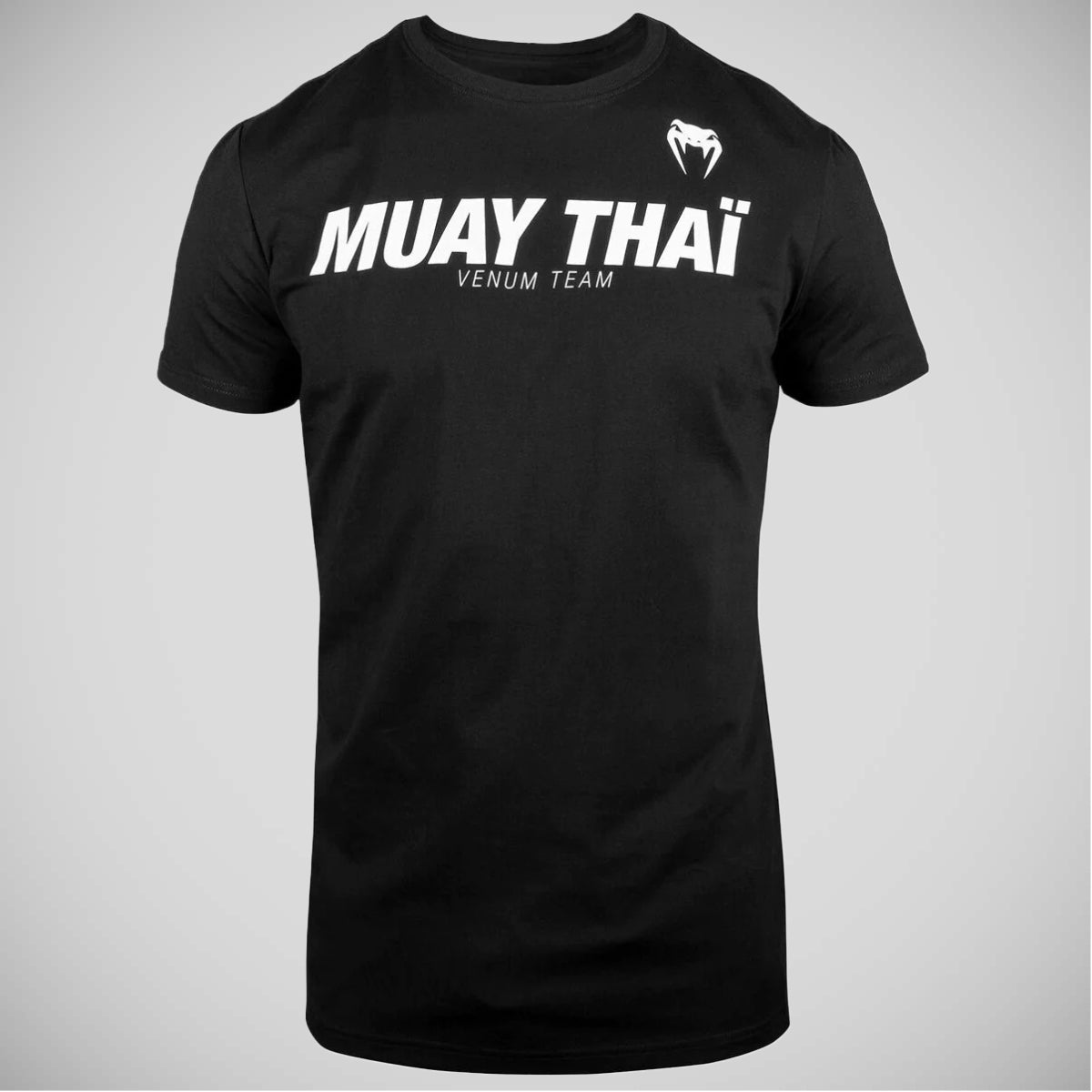 Black/White Venum Classic Muay Thai T-Shirt at Bytomic Trade and Wholesale