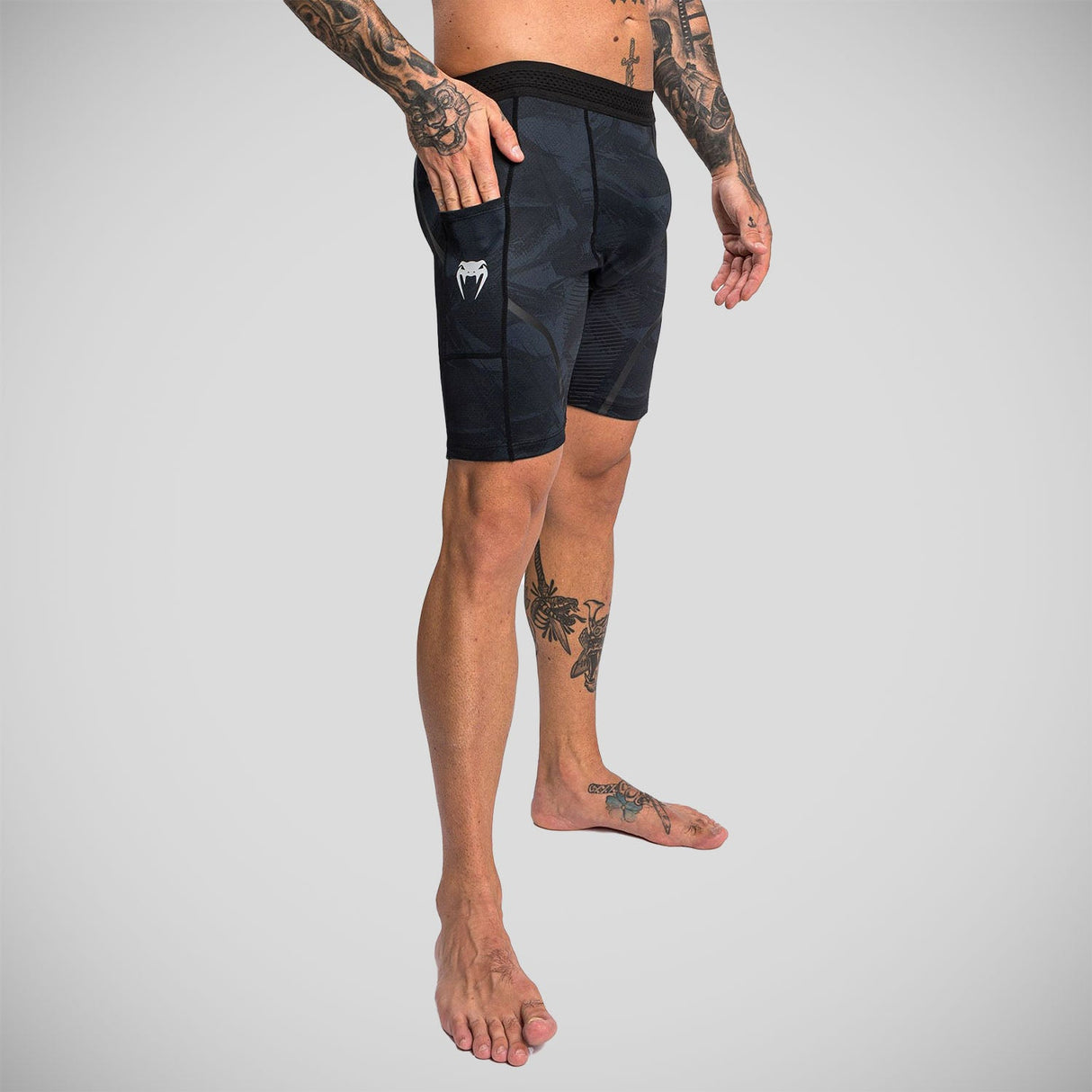 Black Venum Electron 3.0 Vale Tudo Shorts at Bytomic Trade and Wholesale