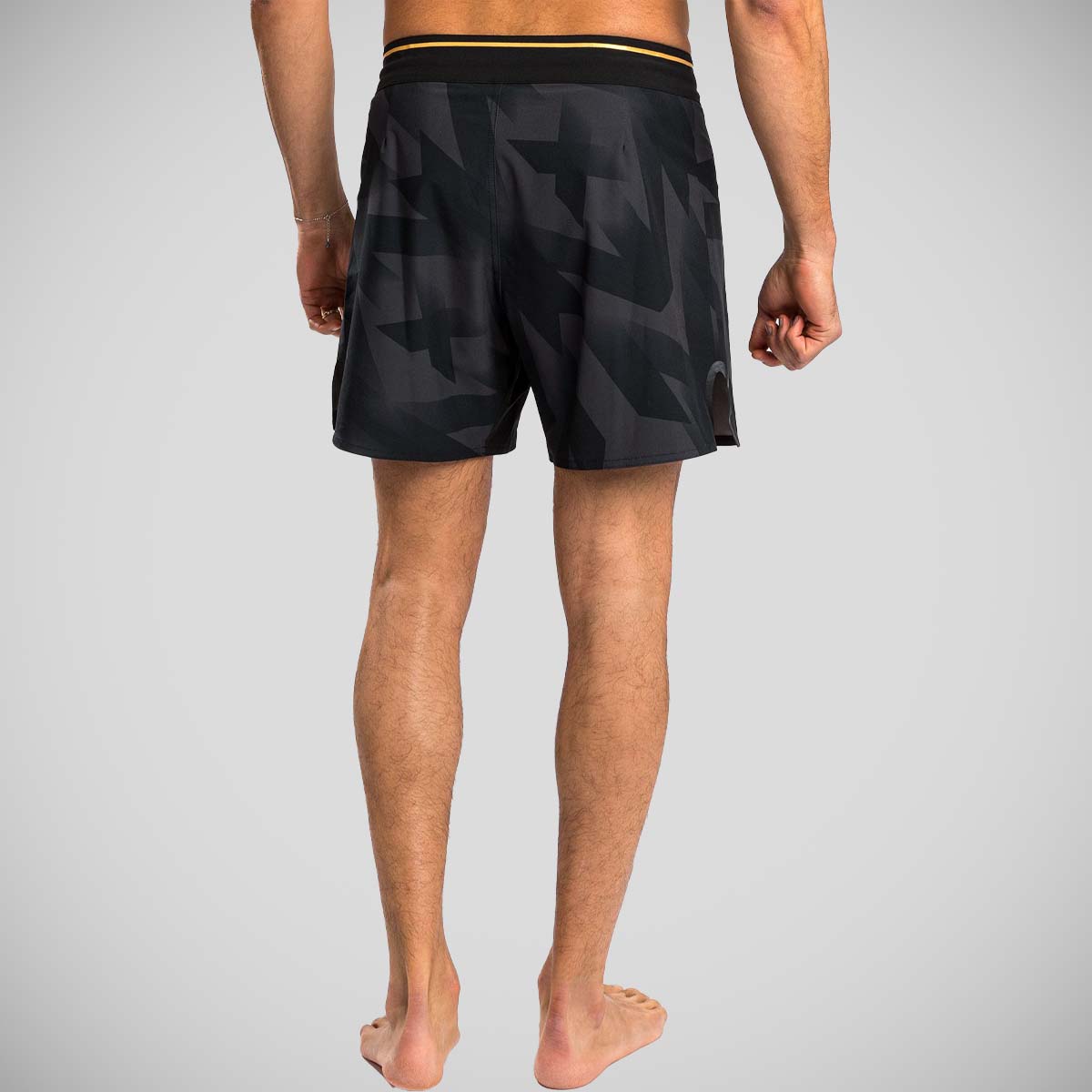 Black/Gold Venum Razor Fight Shorts at Bytomic Trade and Wholesale