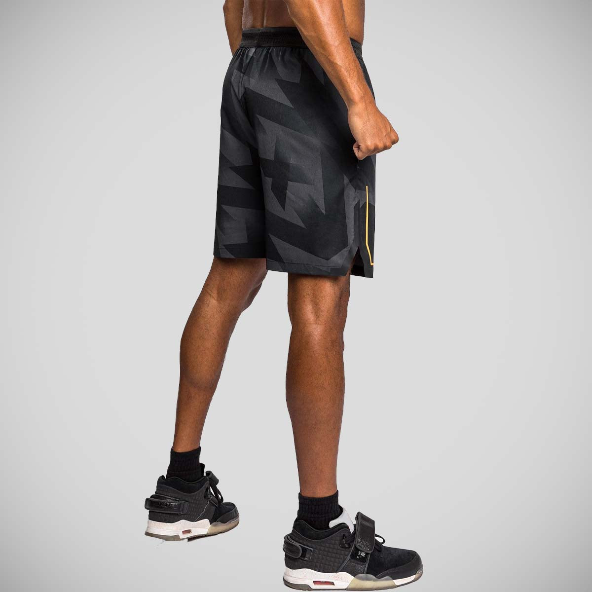 Black/Gold Venum Razor Training Shorts at Bytomic Trade and Wholesale