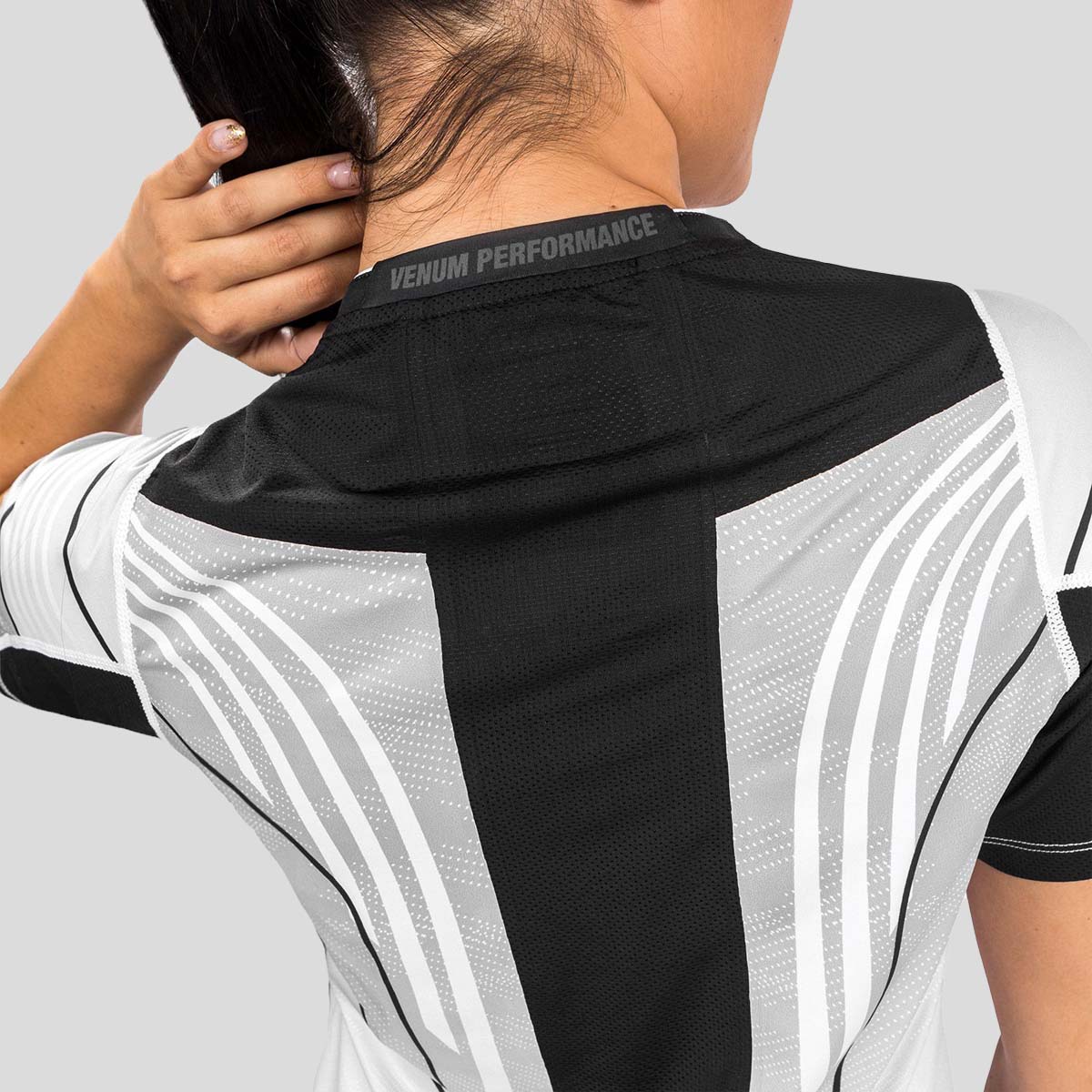 White Venum UFC Authentic Fight Night 2.0 Women's Walkout Jersey at Bytomic Trade and Wholesale