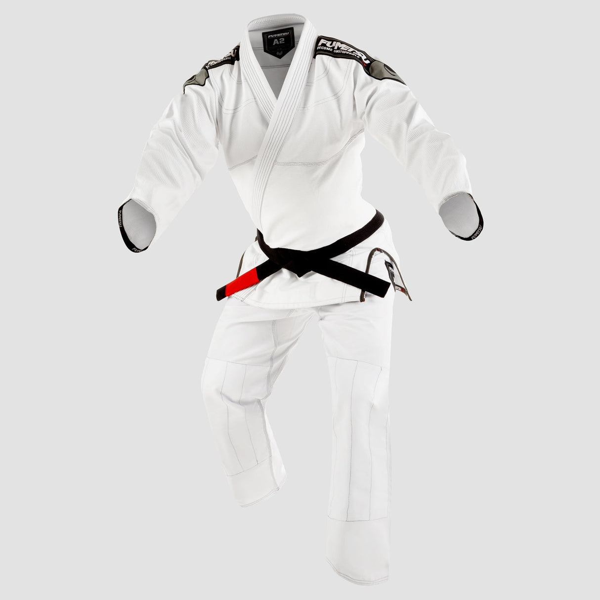 White Fumetsu Shield MK2 Mens BJJ Gi at Bytomic Trade and Wholesale