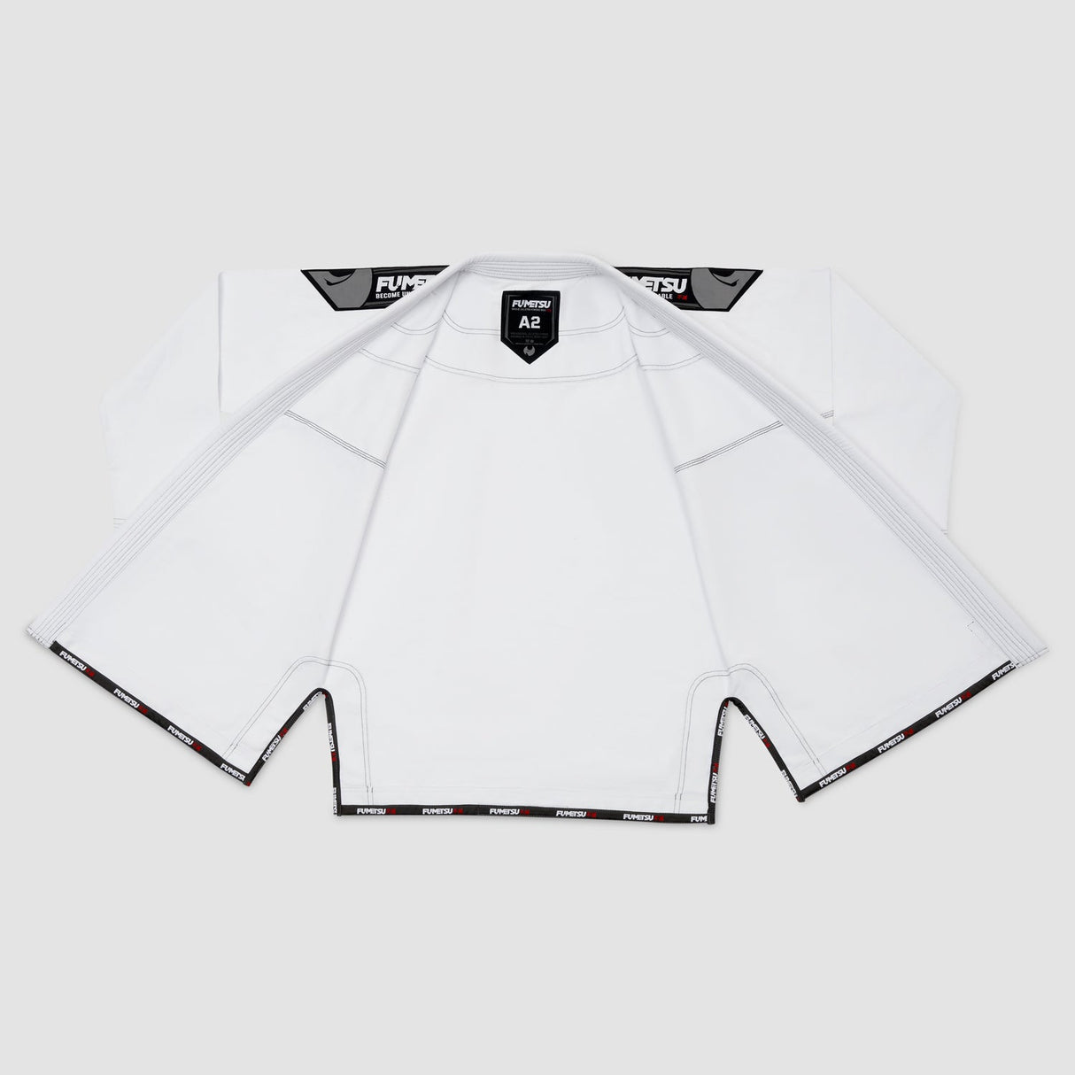 White Fumetsu Shield MK2 Mens BJJ Gi at Bytomic Trade and Wholesale