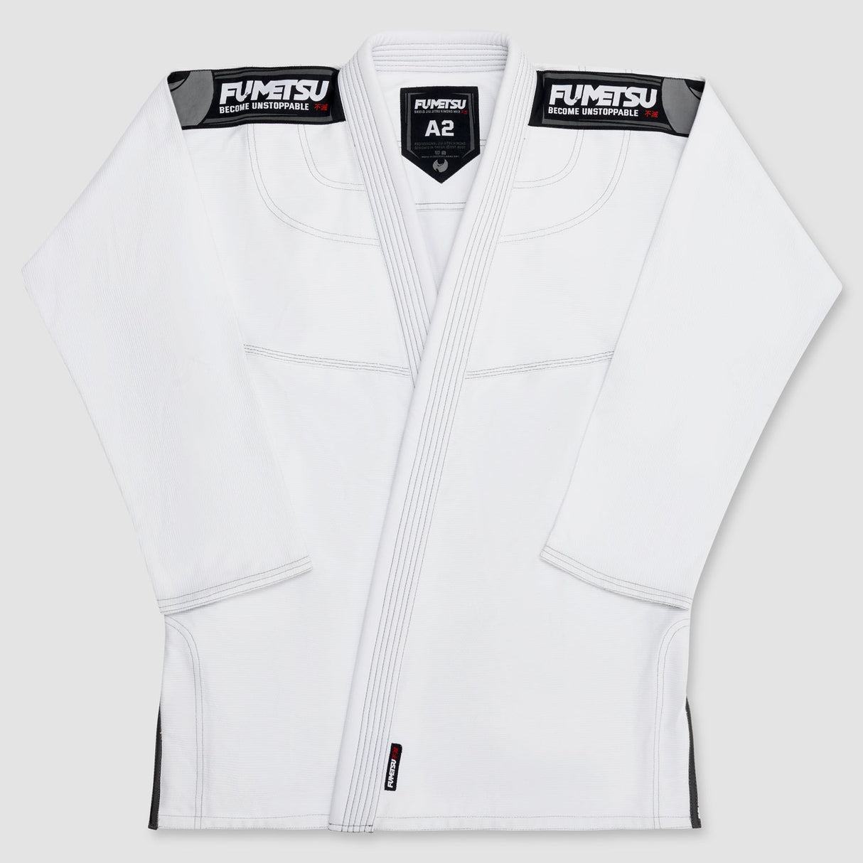 White Fumetsu Shield MK2 Mens BJJ Gi at Bytomic Trade and Wholesale
