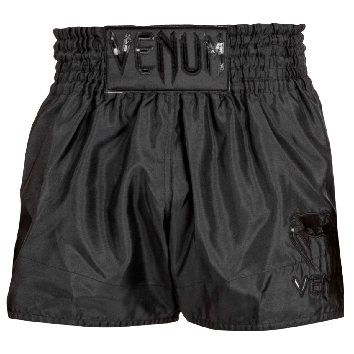 Venum Classic Muay Thai Shorts Black/Black at Bytomic Trade and Wholesale