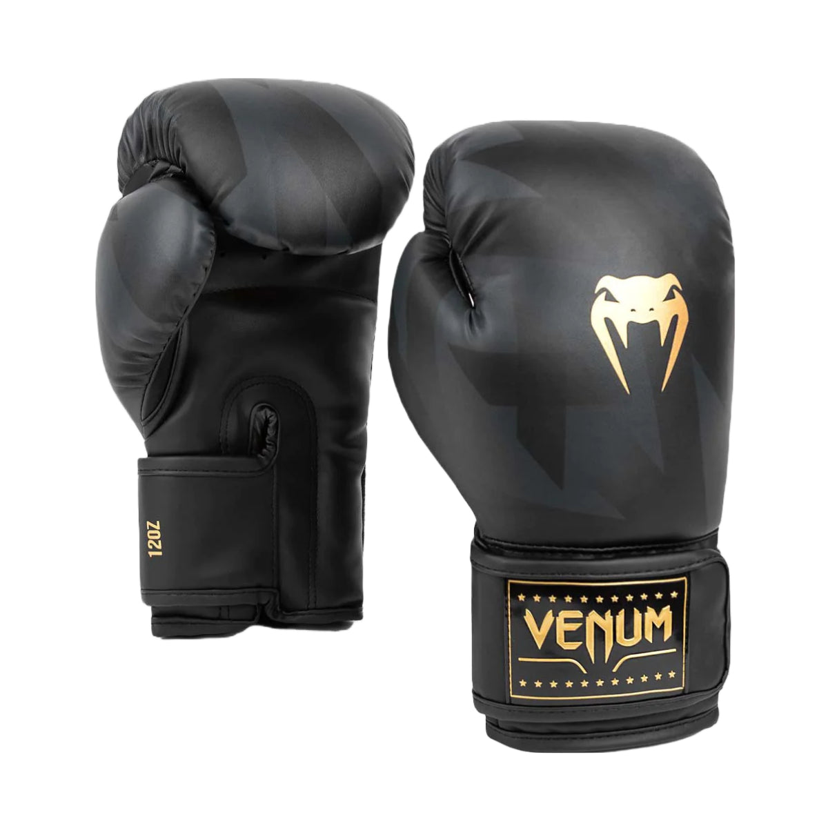 Black/Gold Venum Razor Boxing Gloves at Bytomic Trade and Wholesale