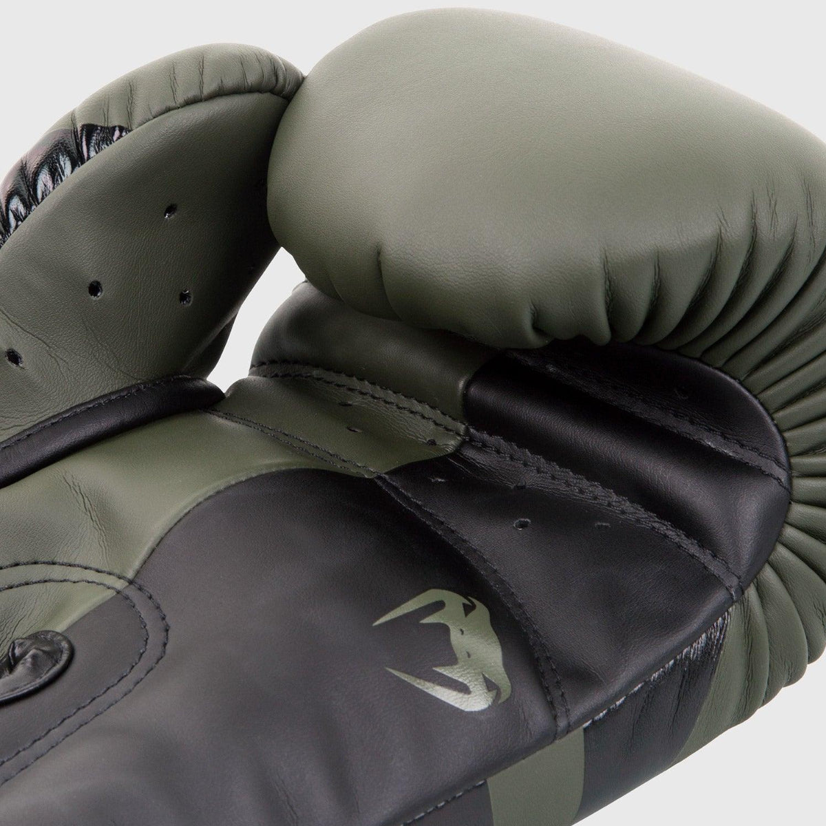 Khaki/Black Venum Elite Boxing Gloves at Bytomic Trade and Wholesale