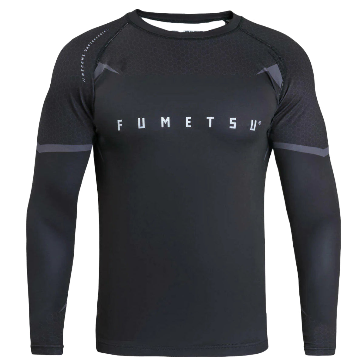 Black Fumetsu Ghost MK2 Long Sleeve Rash Guard at Bytomic Trade and Wholesale